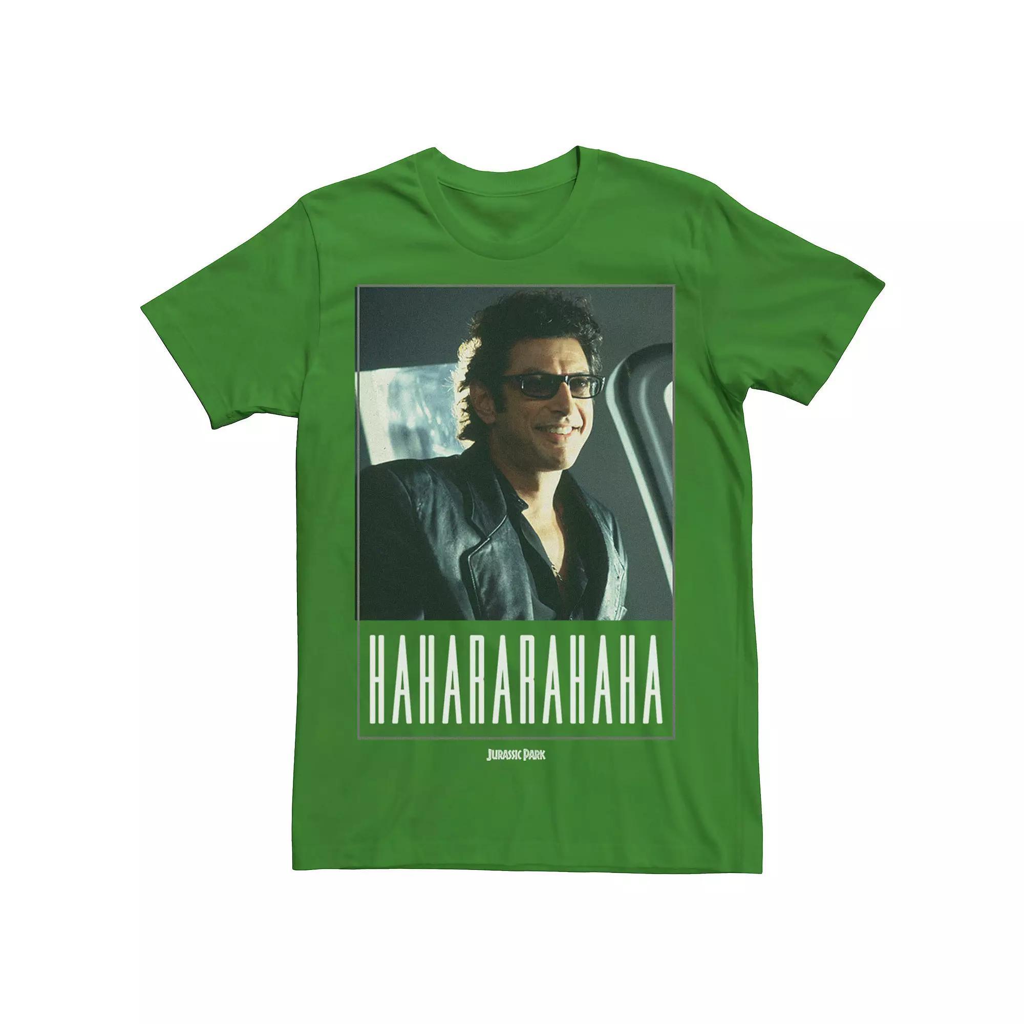 Men's Jurassic Park Ian Malcolm Hahararahaha Tee, Size: XXL, Kelly Product Image