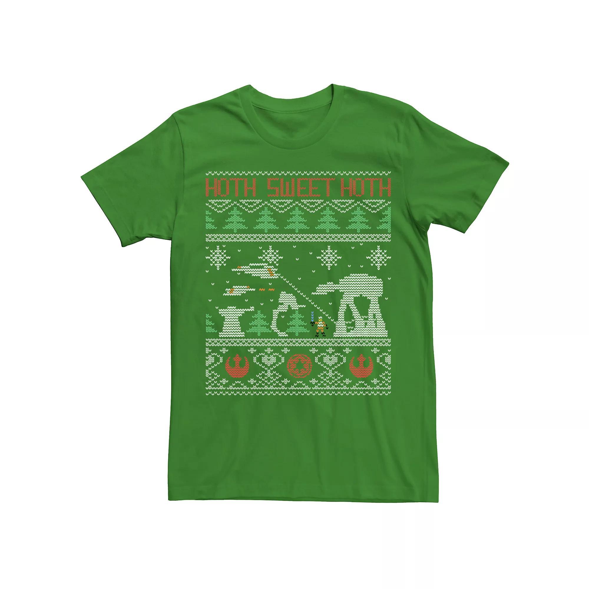 Men's Star Wars Hoth Sweet Hoth Battle Ugly Christmas Tee,  Product Image
