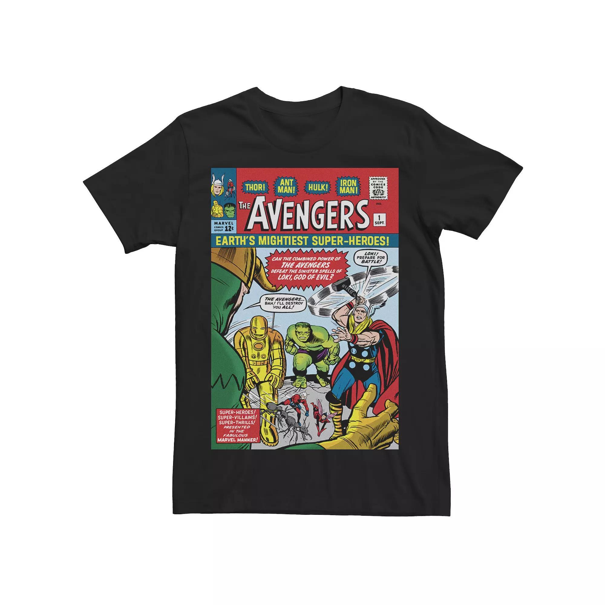 Men's Marvel The Avengers First Issue Comic Tee,  Product Image