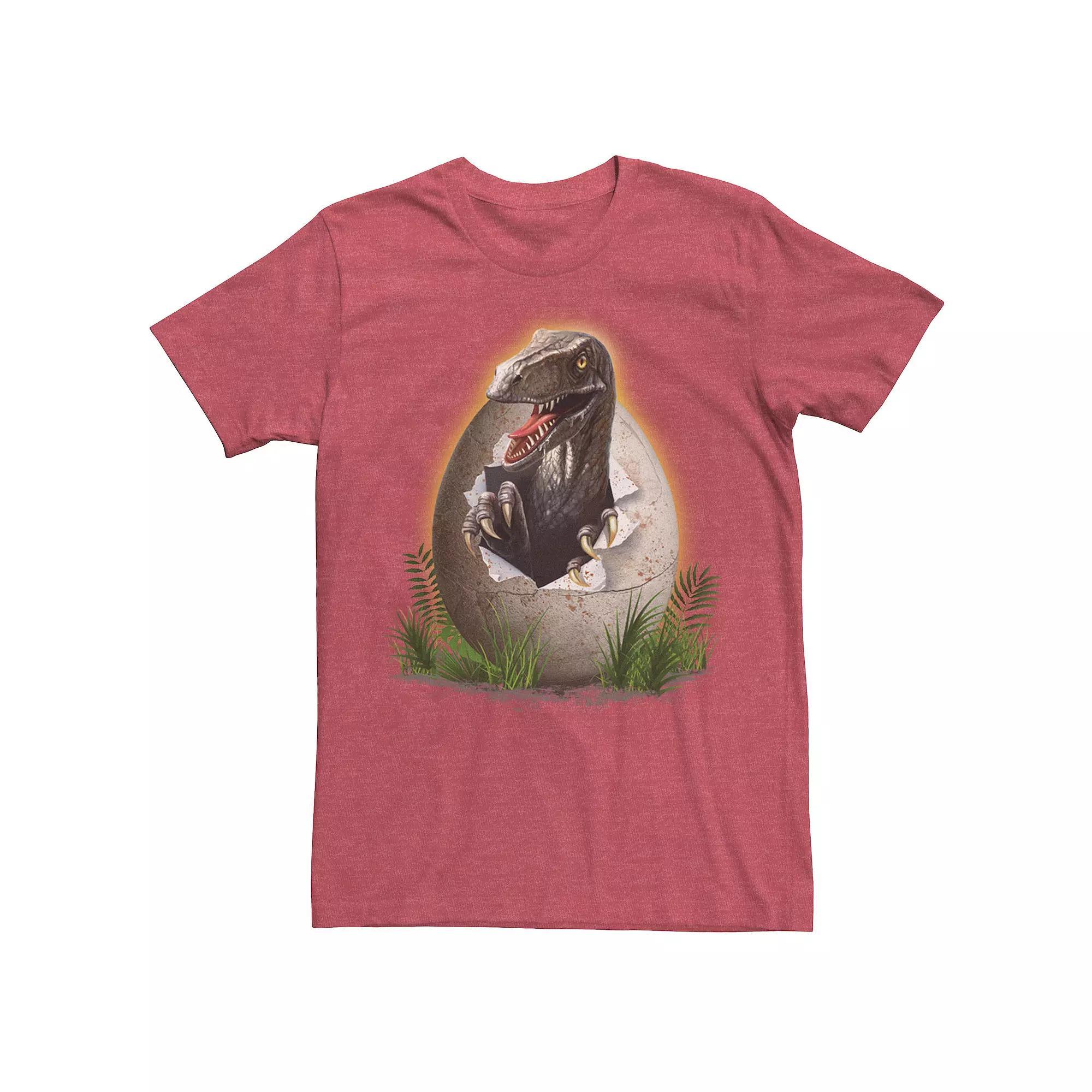 Men's Jurassic Park Raptor Breaking The Egg Graphic Tee,  Product Image