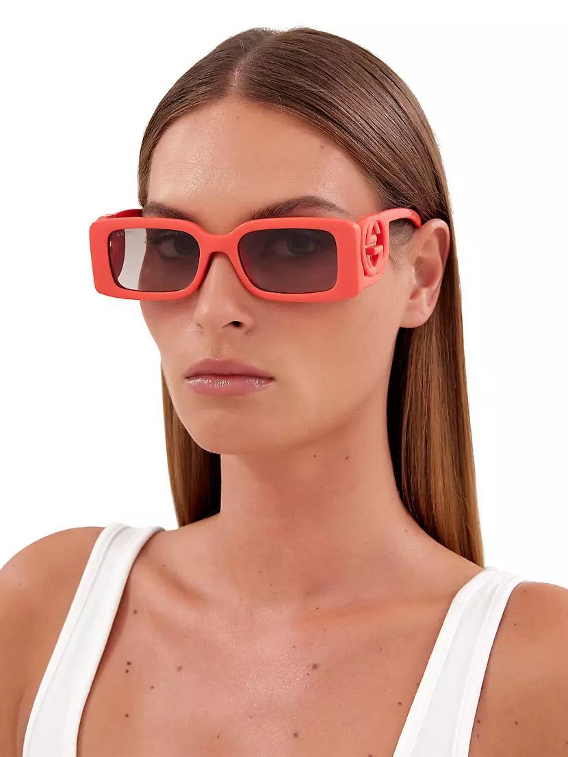 Square Sunglasses In Grey Product Image