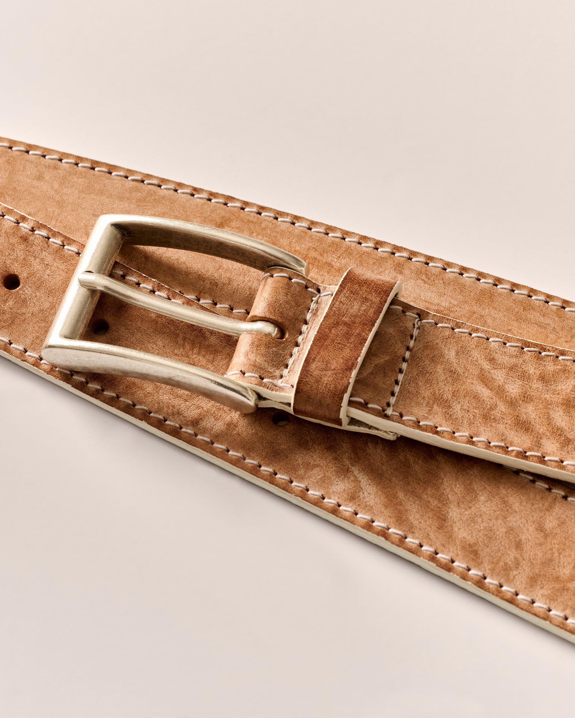 johnnie-O Painted Edge Leather Belt Product Image