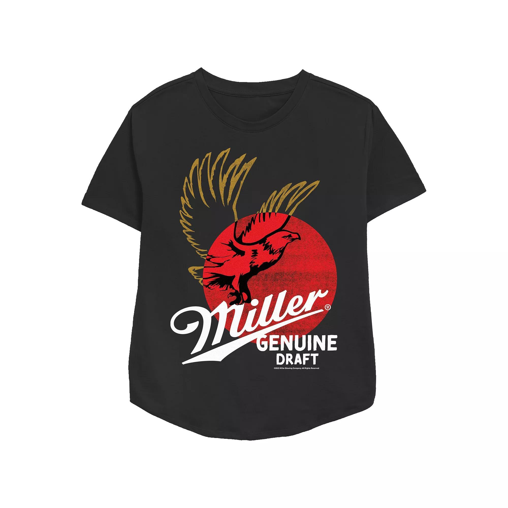 Women's Miller Genuine Draft Relaxed Fit Graphic Tee,  Product Image