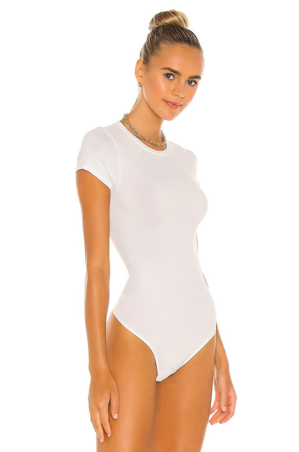 Crewneck Thong Bodysuit Yummie Product Image