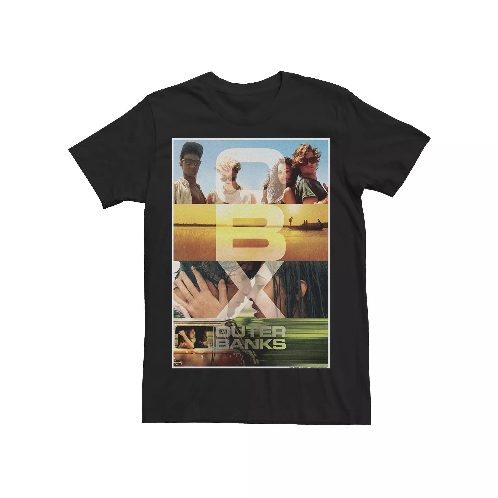 Men's Netflix Outer Banks Panel Collage Tee,  Product Image