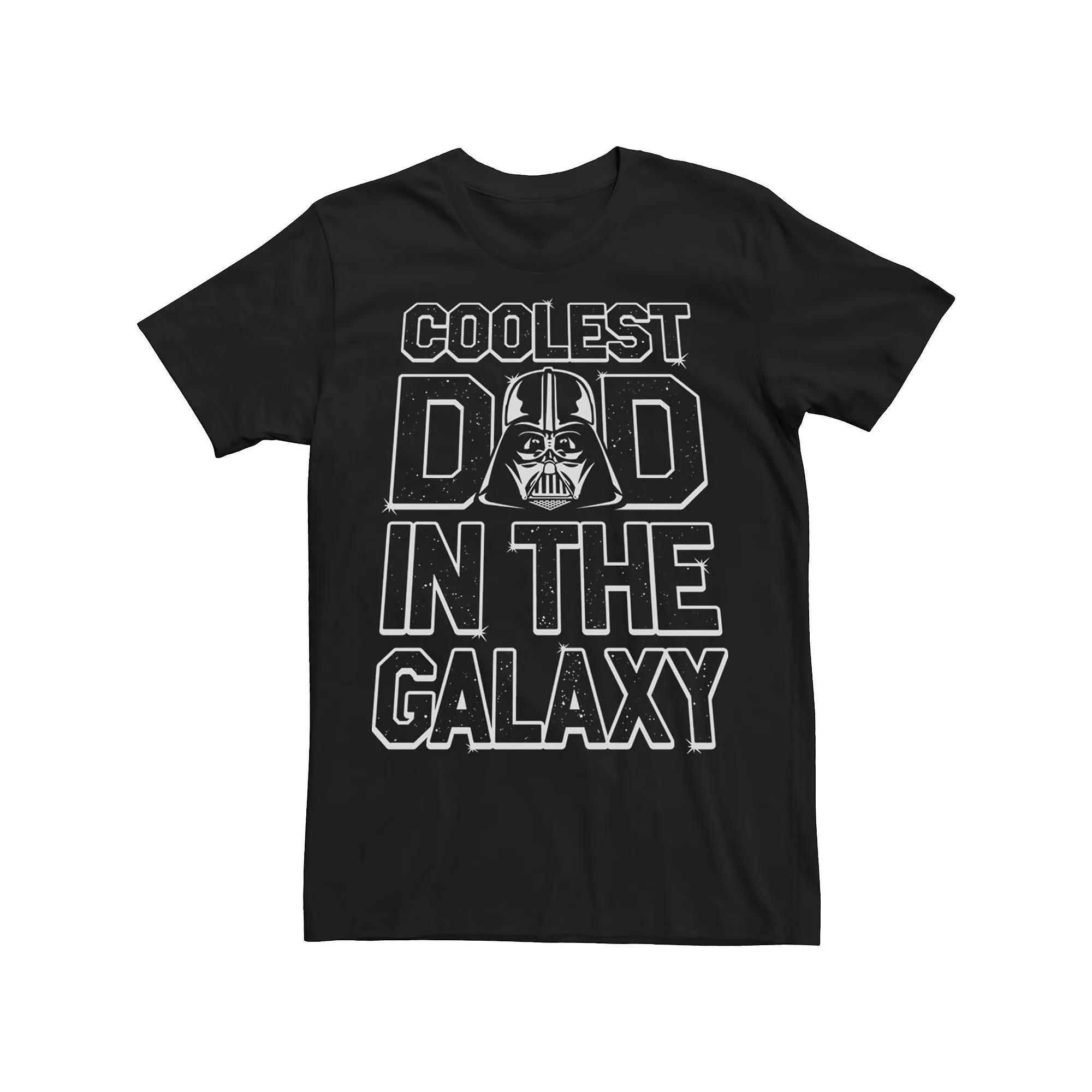 Big & Tall Star Wars Darth Vader Coolest Dad In The Galaxy Tee, Men's, Size: 4XL, Black Product Image