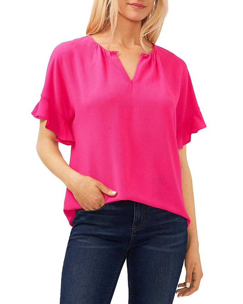 CeCe Ruffle Sleeve Drop Shoulder Blouse Product Image