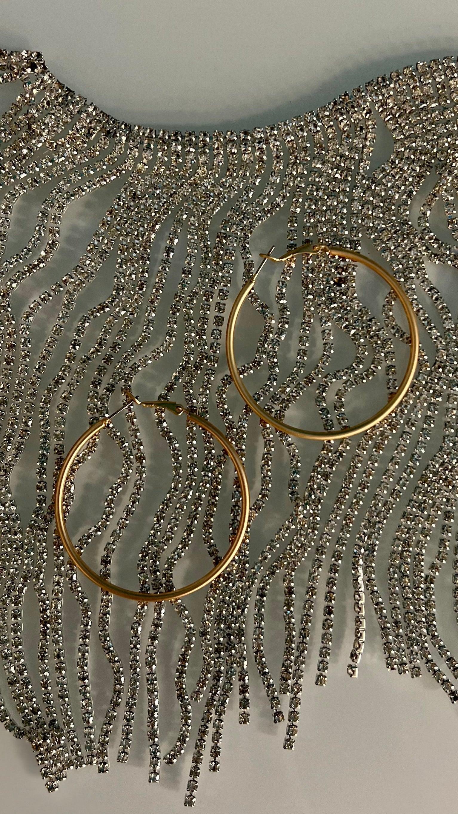 Cleopatra Gold Hoops Product Image