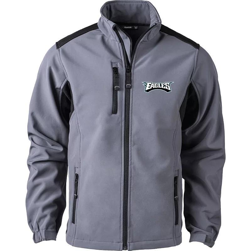 Mens Dunbrooke Charcoal Las Vegas Raiders Circle Softshell Fleece Full-Zip Jacket Product Image