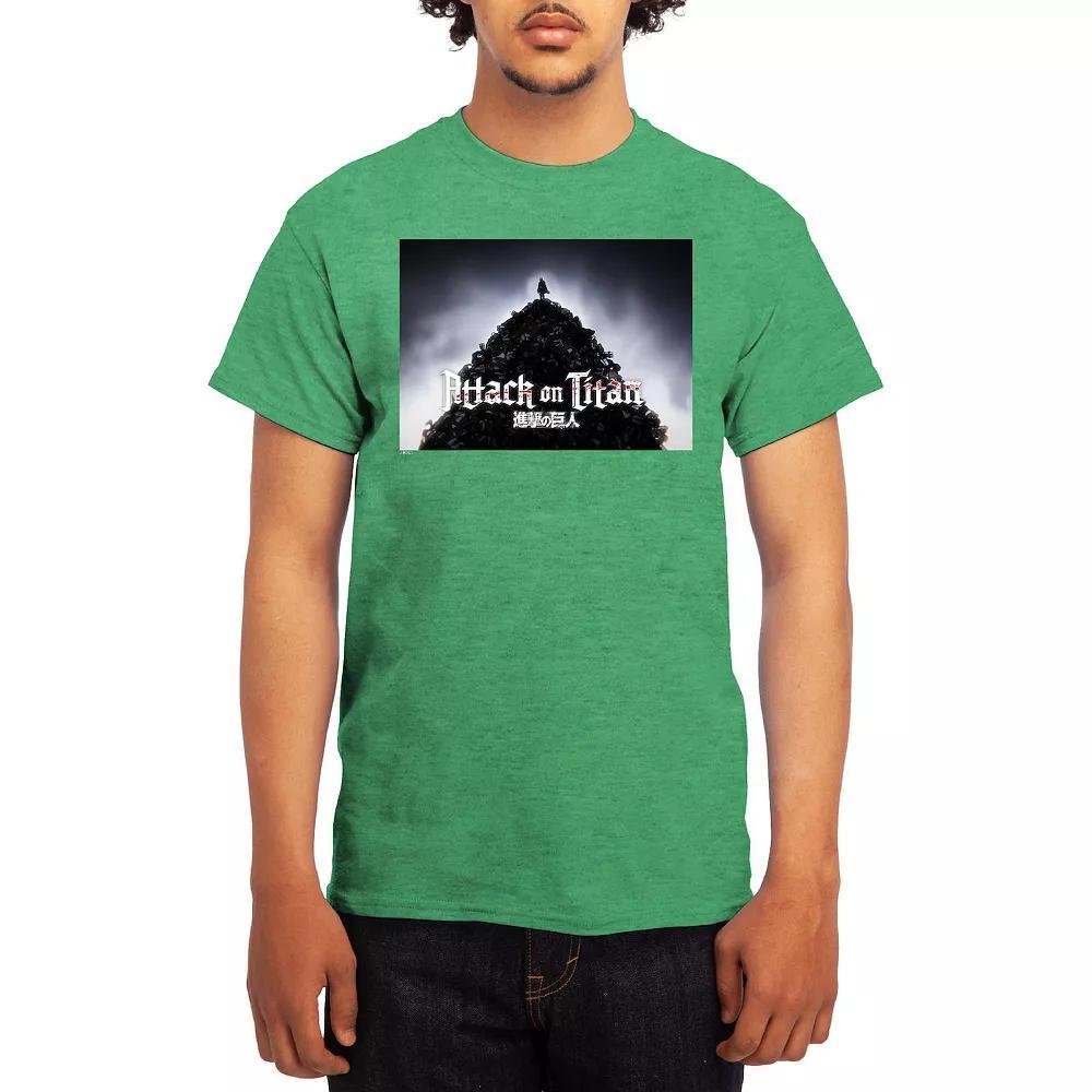 Men's Attack on Titan Standing Pile Tee, Size: XXL, Royal Blue Product Image