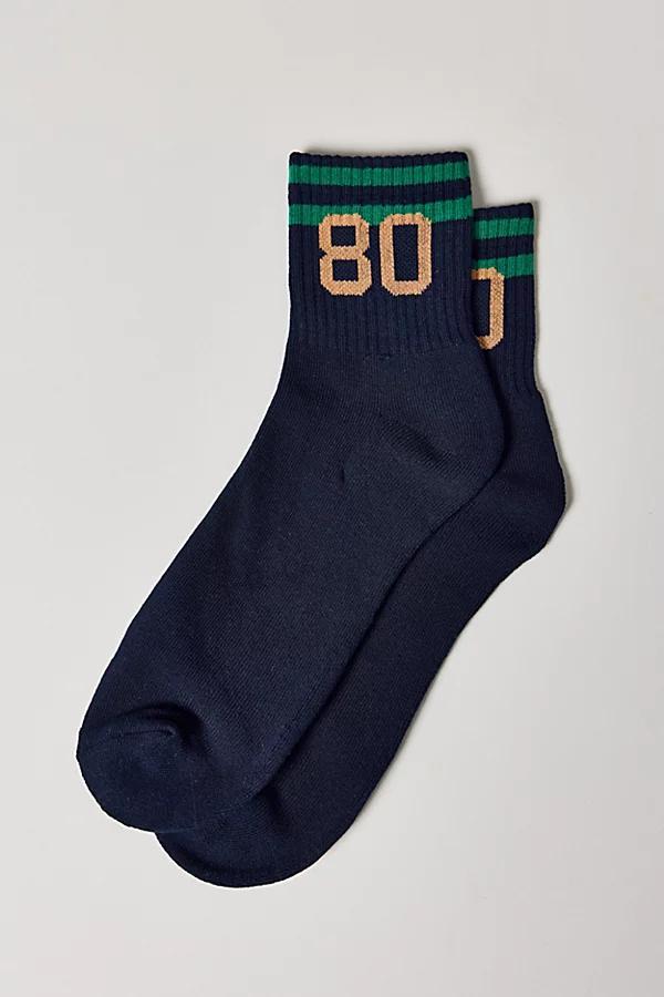 Varsity Stripe 80 Crew Sock Mens at Urban Outfitters Product Image