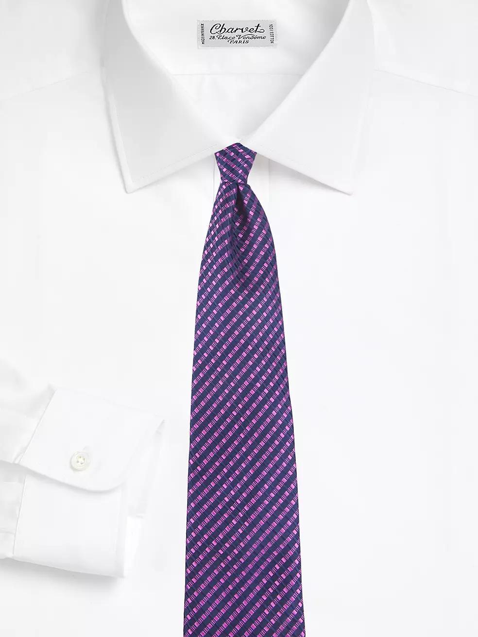 Stripe Seersucker Silk Tie Product Image