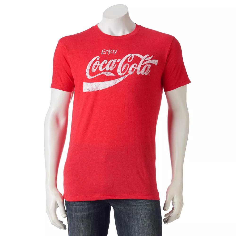 Men's Coca-Cola Tee, Size: Small, Red Product Image