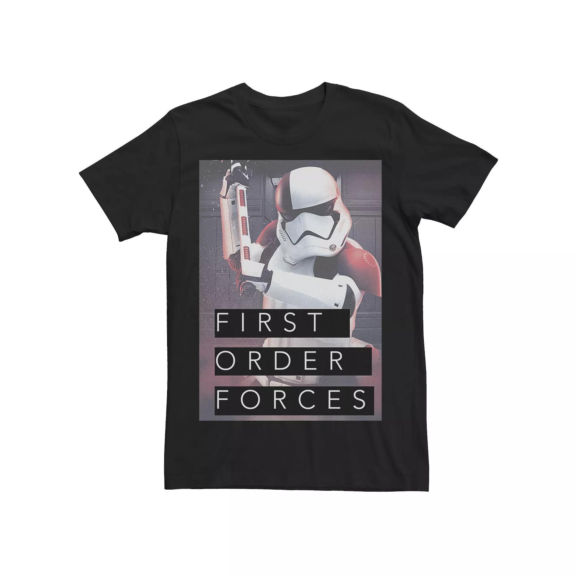 Men's Star Wars Last Jedi Stormtrooper First Order Forces Tee,  Product Image