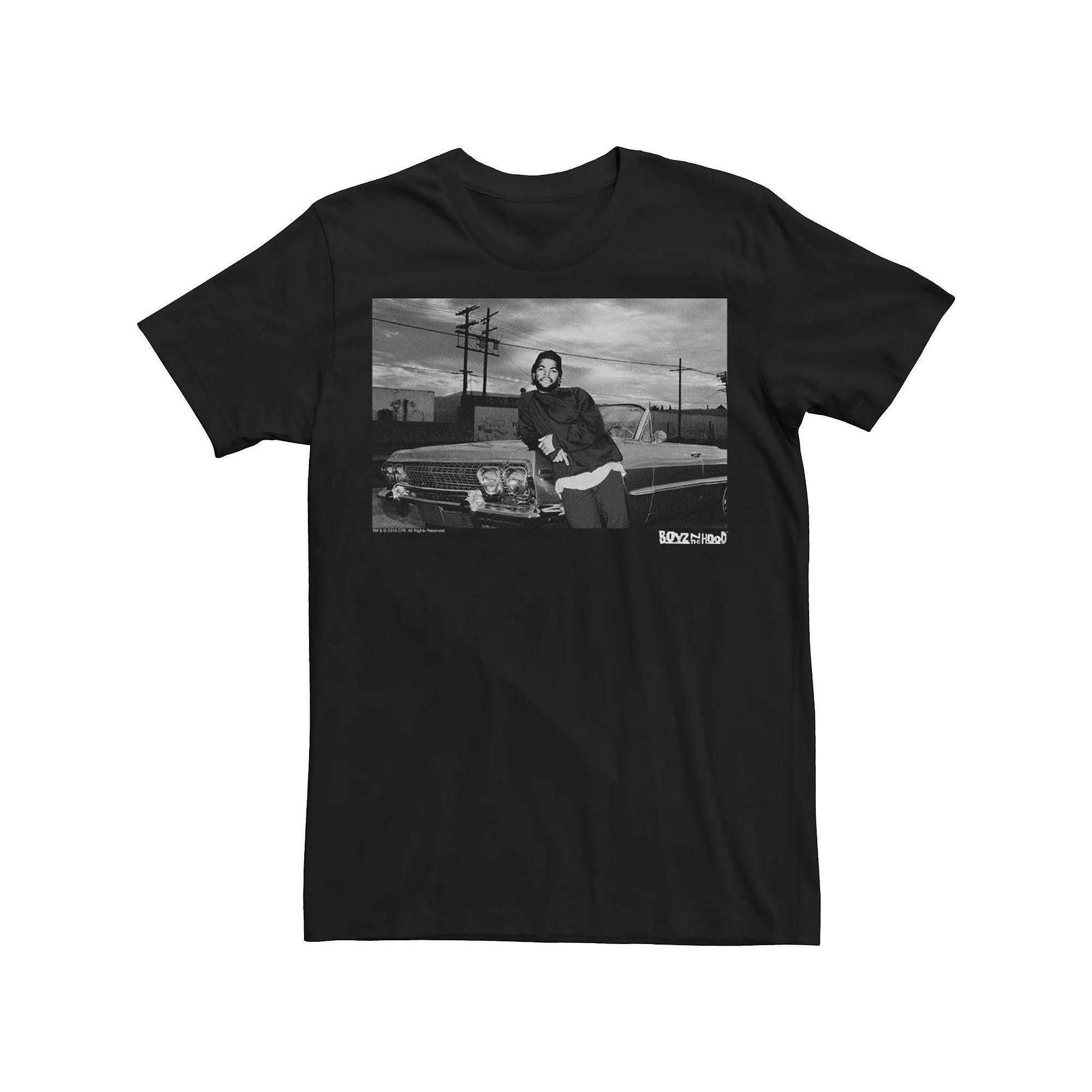 Big & Tall Boyz In The Hood Candid Photo Real Tee, Men's, Size: Large Tall, Black Product Image