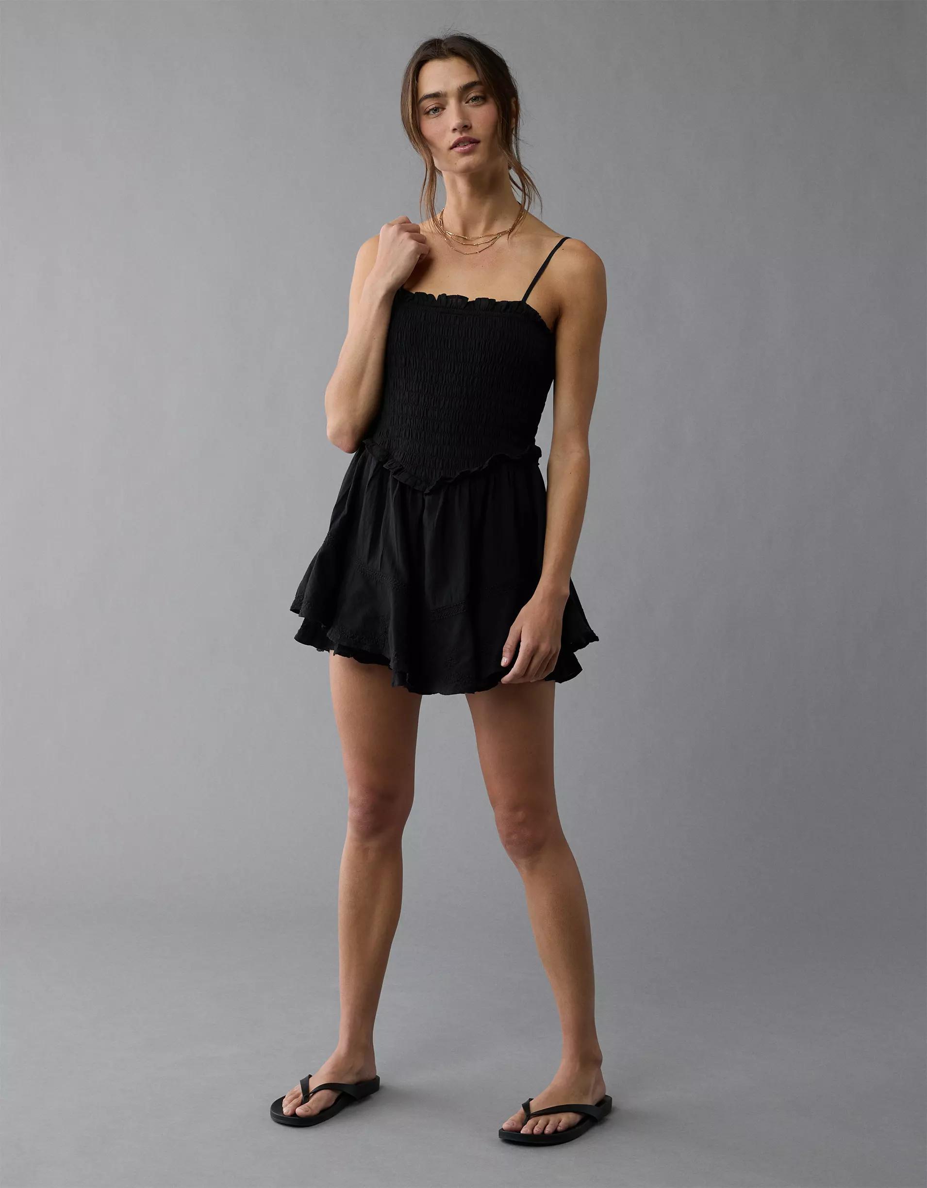 AE Bella Ruffle Tiered Romper Product Image