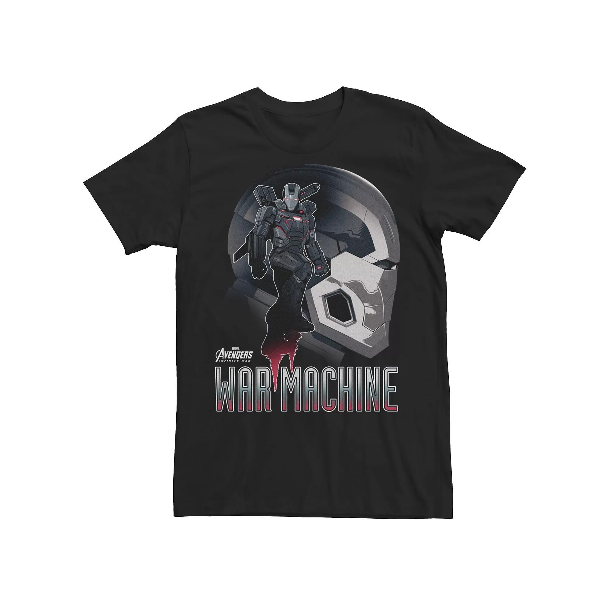 Men's Marvel Avengers Infinity War War Machine Silhouette Graphic Tee, Size: XXL, Black Product Image