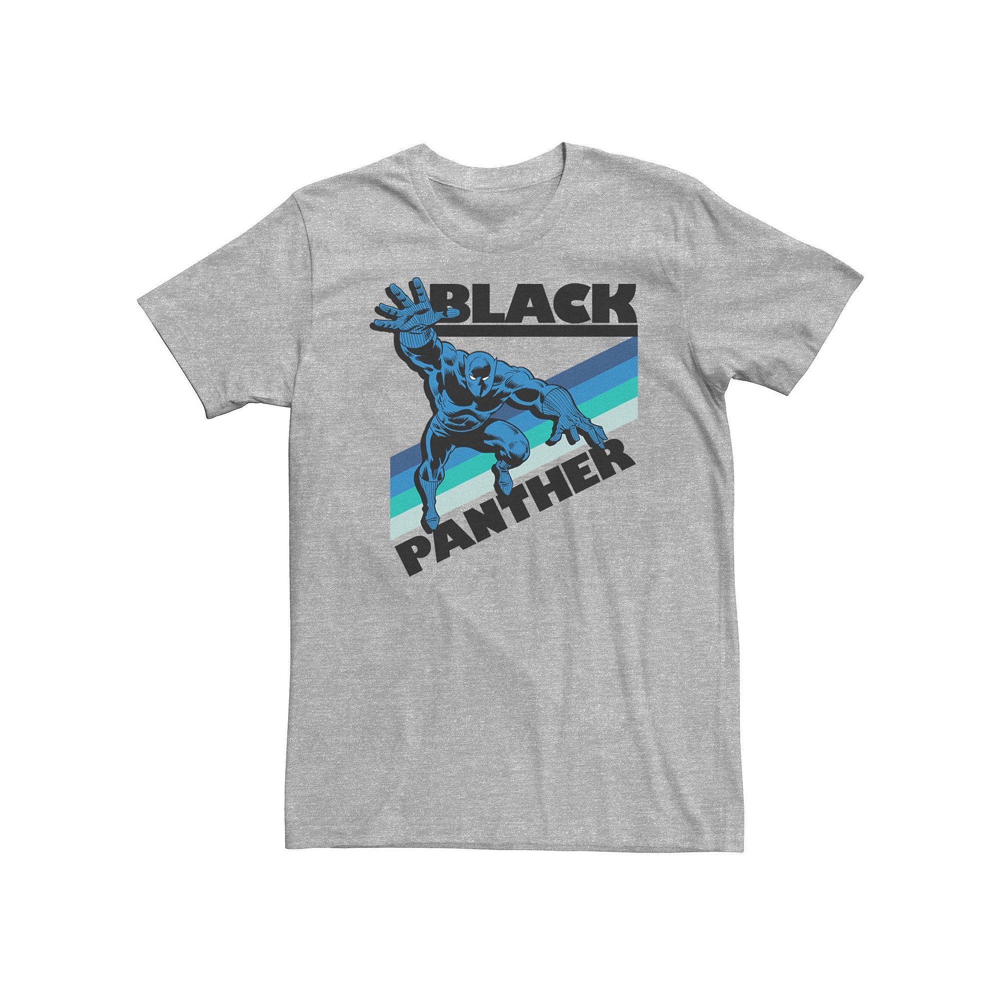 Big & Tall Marvel Avengers Black Panther Retro Line Portrait Tee, Men's,  Product Image