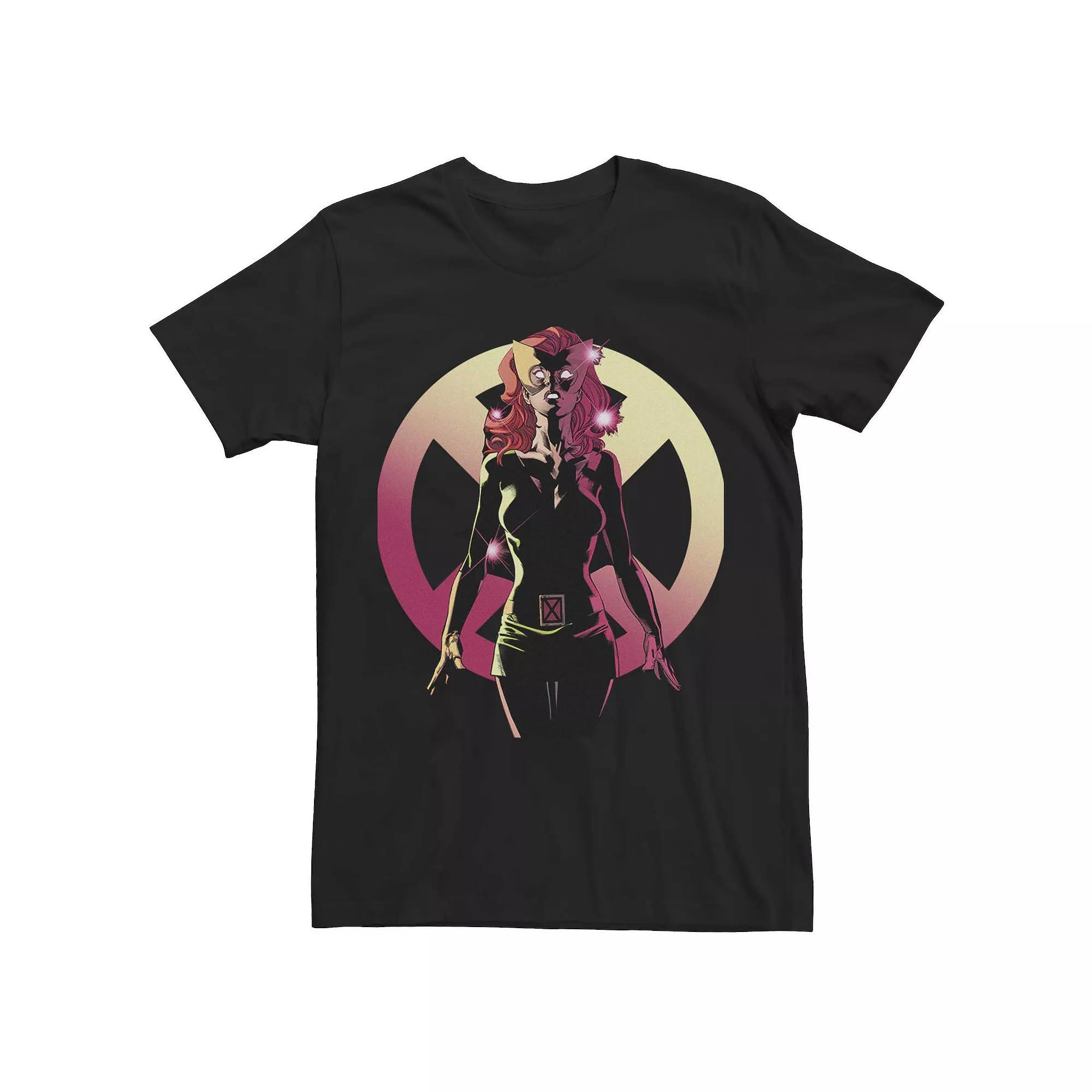 Men's Marvel Jean Grey Tee, Size: Medium, Black Product Image