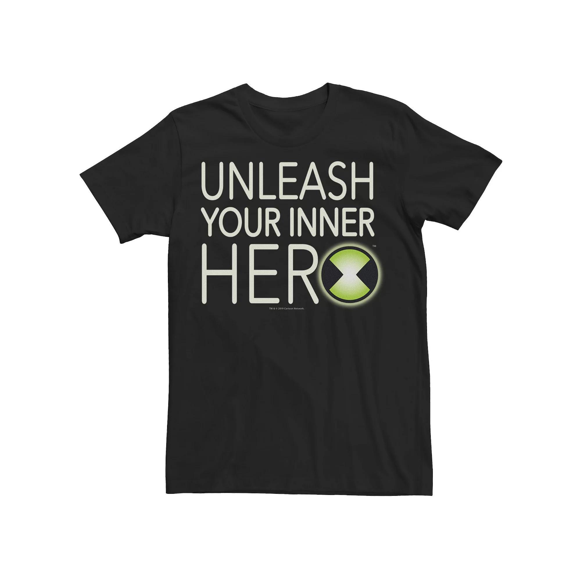 Men's Ben 10 Unleash Your Inner Her Logo Graphic Tee,  Product Image