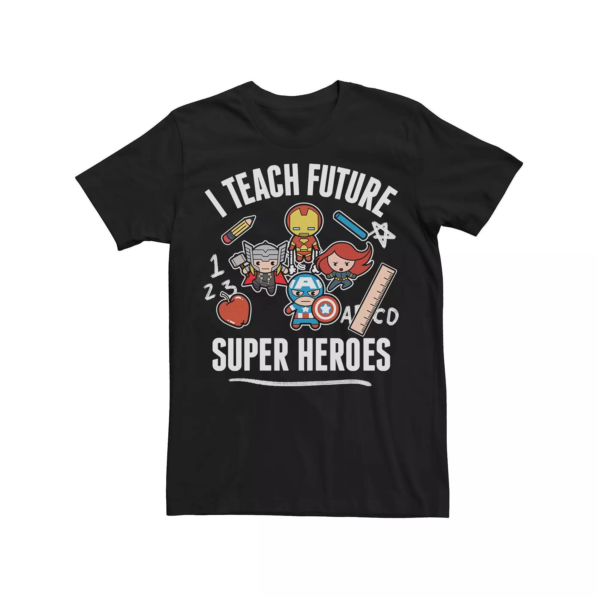 Big & Tall Marvel Avengers Classic I Teach Super Heroes Tee, Men's,  Product Image