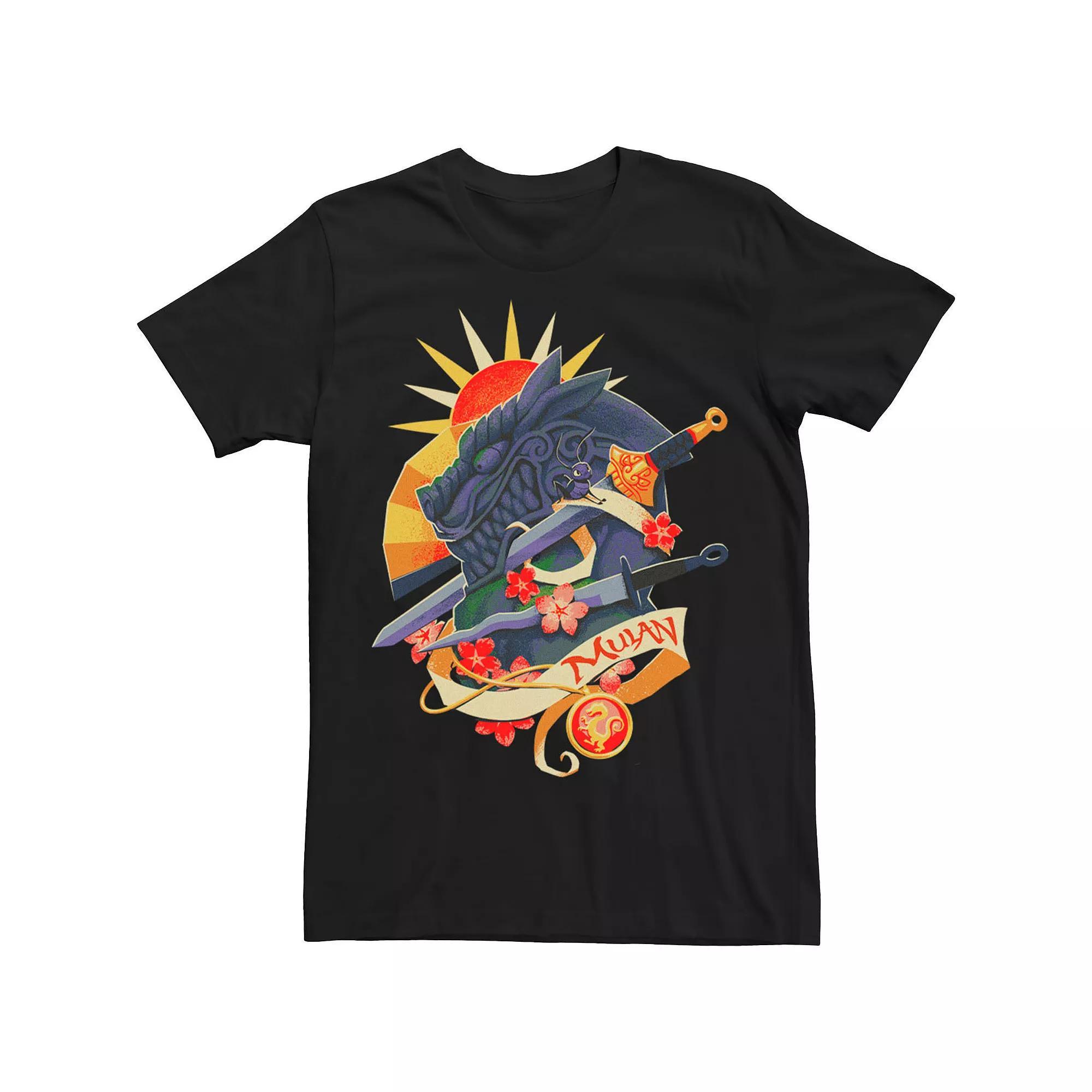 Disney's Mulan Cri-Kee Men's Great Stone Dragon Tee,  Product Image