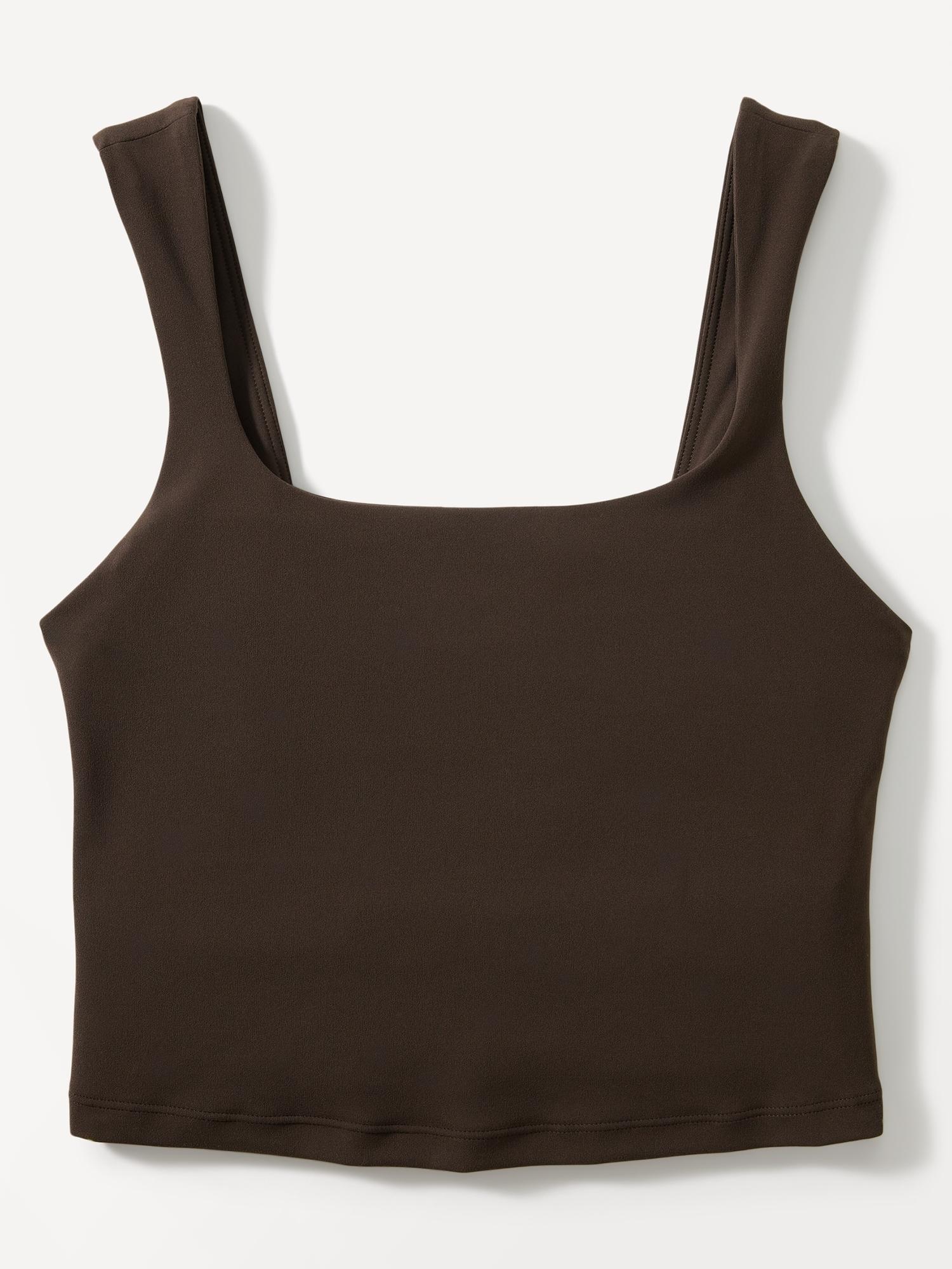 Transcend Square Neck Crop Sports Bra D-DD Product Image