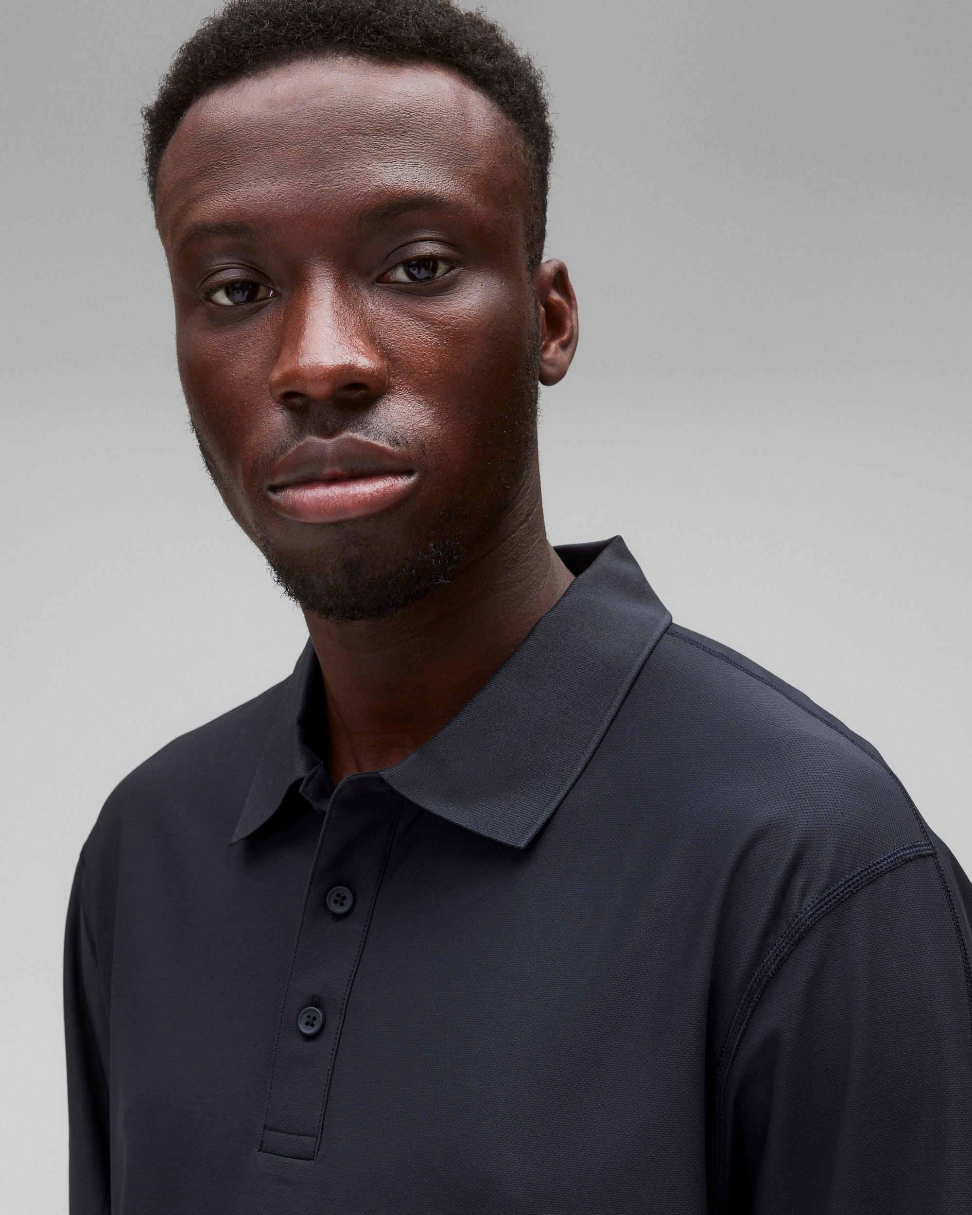 Tech Pique Playoff Standard Long Sleeve Polo Male Product Image