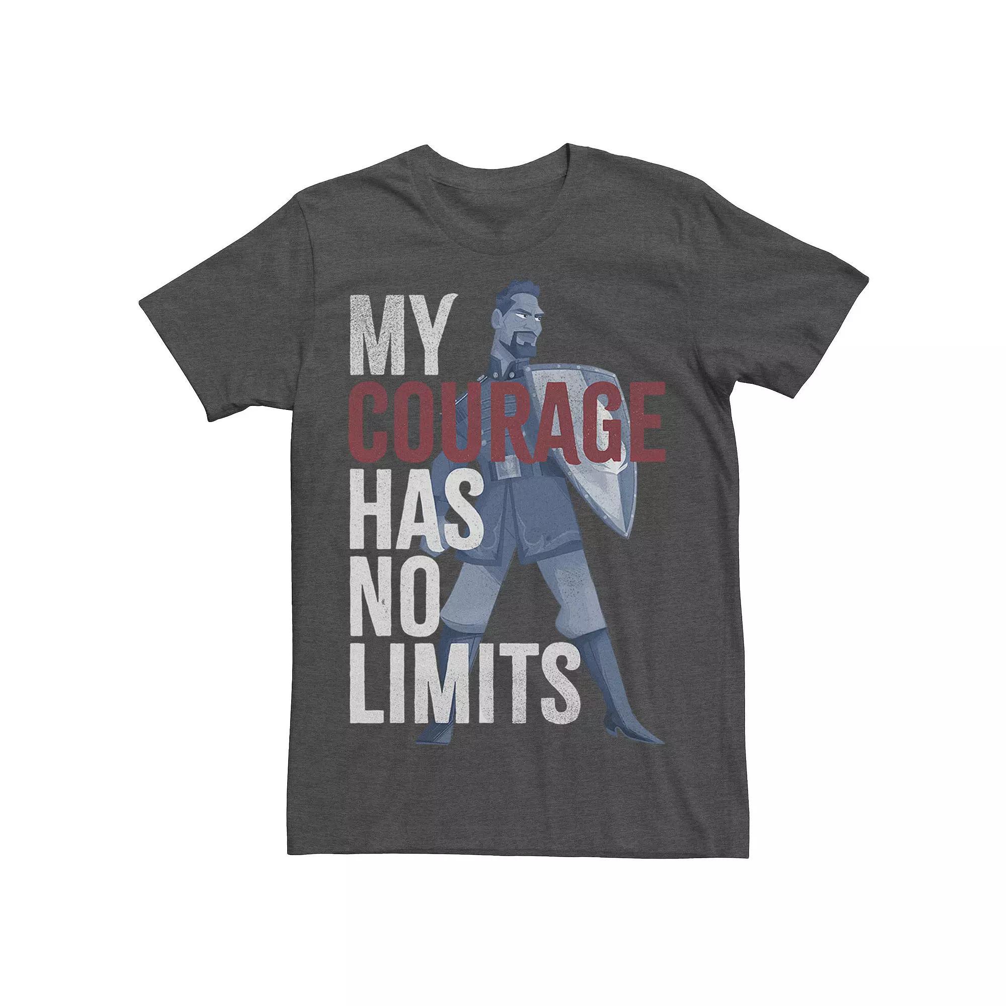 Disney's Frozen Men's 2 Destin My Courage Has No Limits Graphic Tee, Size: XXL, Grey Heather Product Image