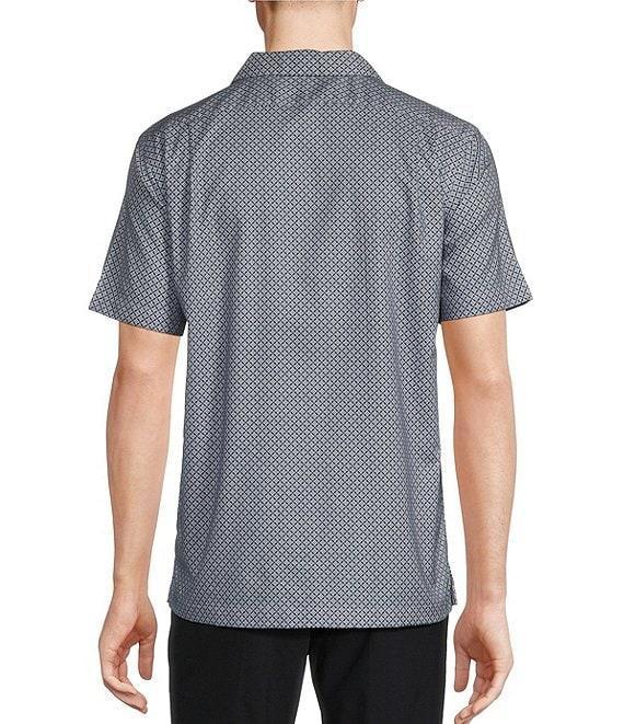Daniel Cremieux Signature Label Tile Print Short Sleeve Woven Camp Shirt Product Image