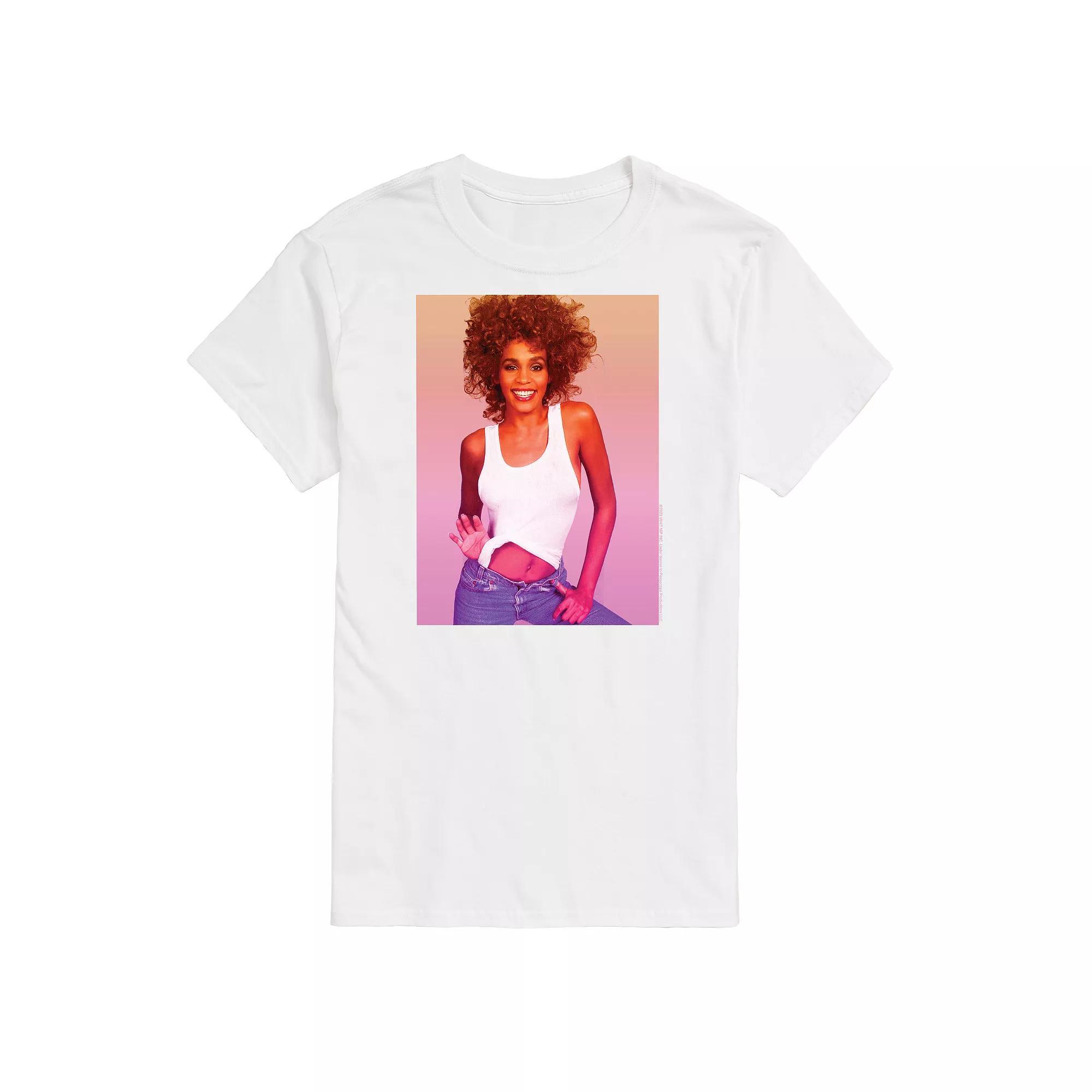 Big & Tall Whitney Houston Photo Tee, Men's,  Product Image