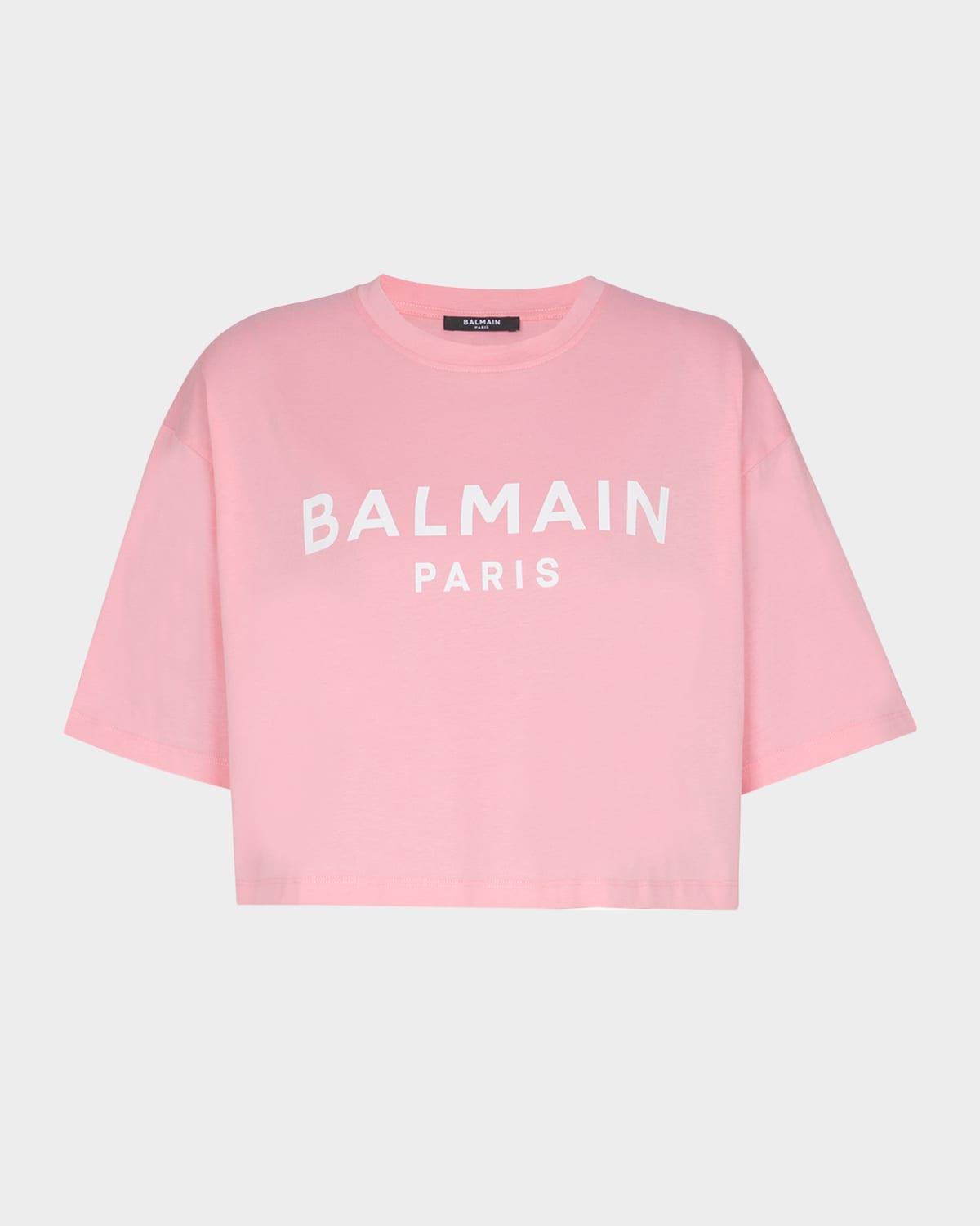 Logo-Print Crop T-Shirt Product Image