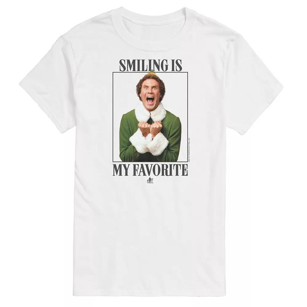 Big & Tall Elf Smile Graphic Tee, Men's,  Product Image