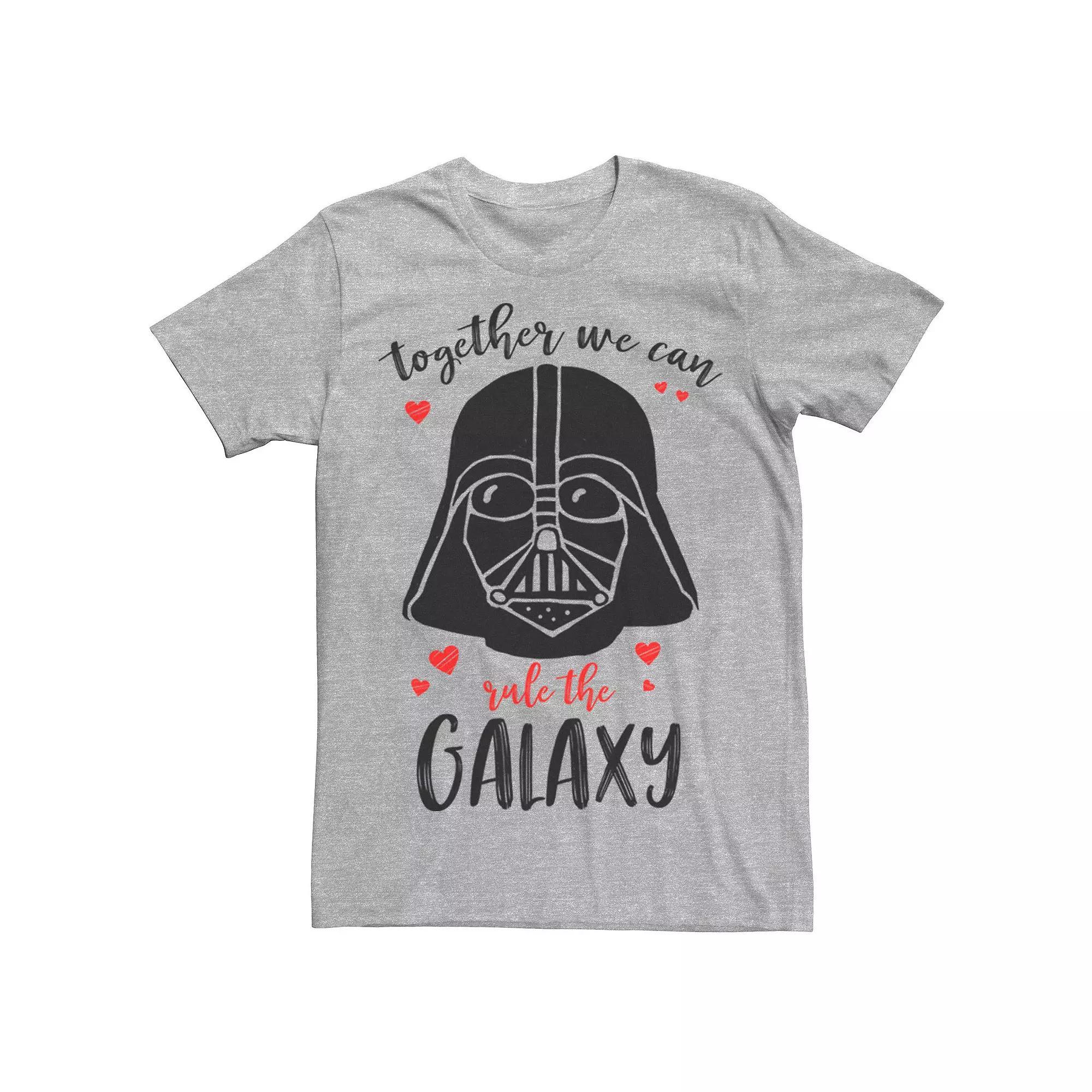 Men's Star Wars Darth Vader Rule Together Tee, Size: Medium, Athletic Grey Product Image