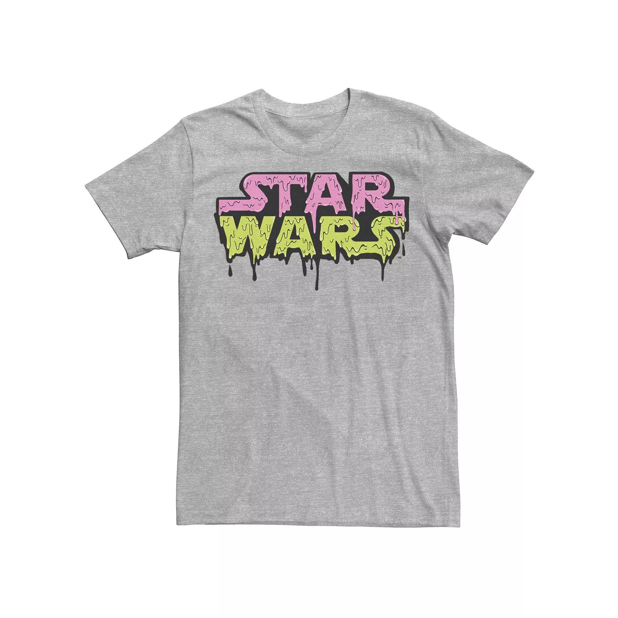 Big & Tall Star Wars Group Shot Iconic Heart Fill Valentine's Day Tee, Men's,  Product Image