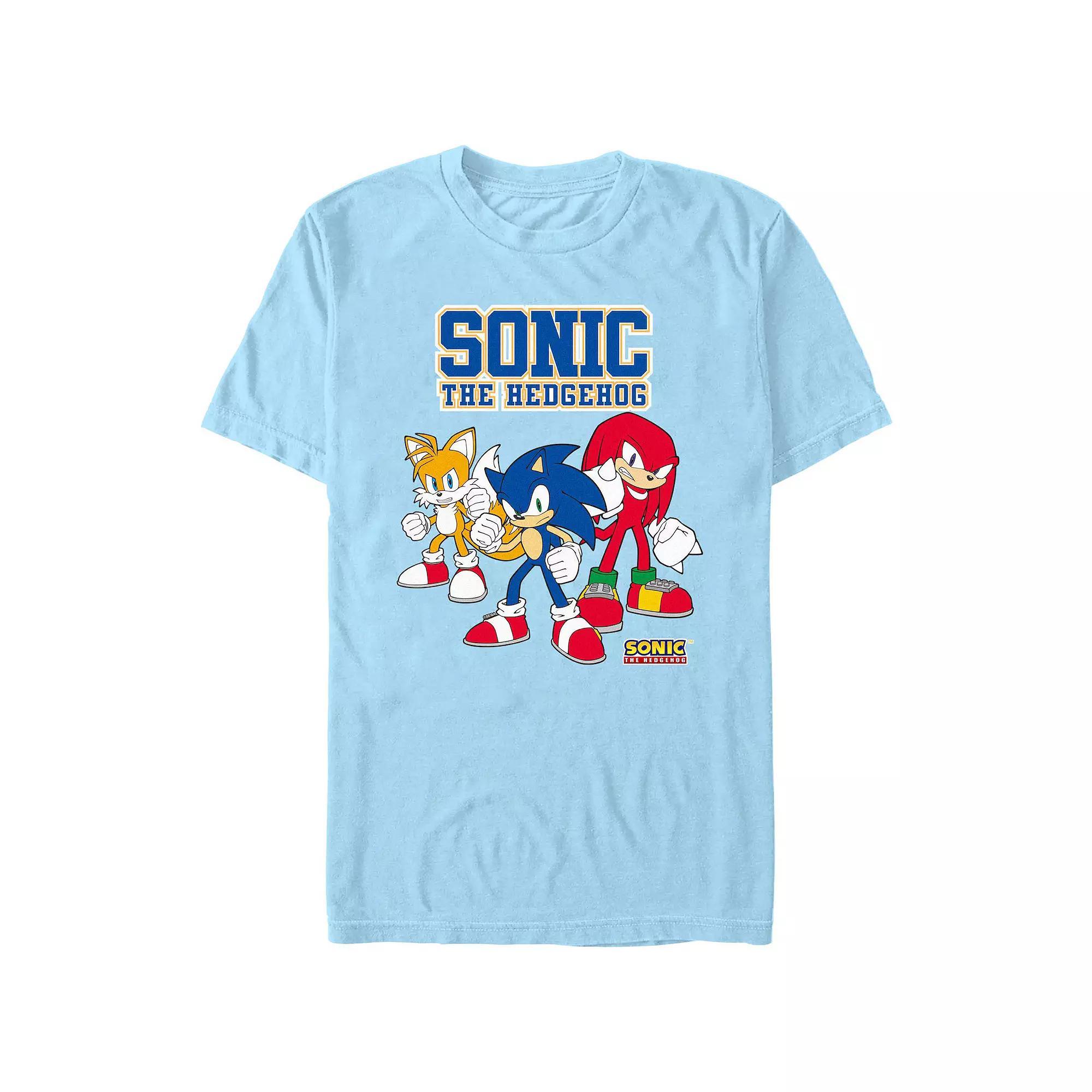 Men's Sonic The Hedgehog Team Up Graphic Tee,  Product Image