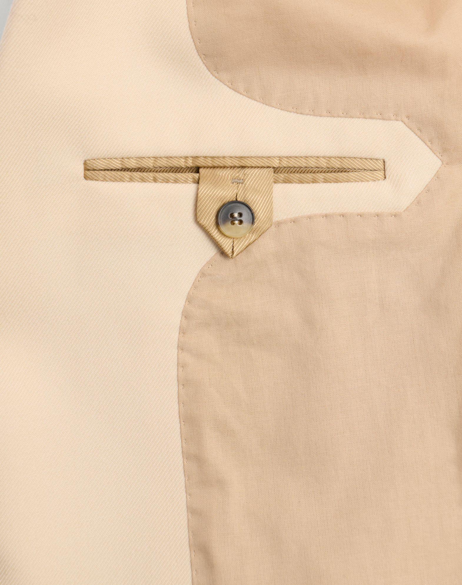 Single-Breasted Wool Gabardine Jacket Product Image