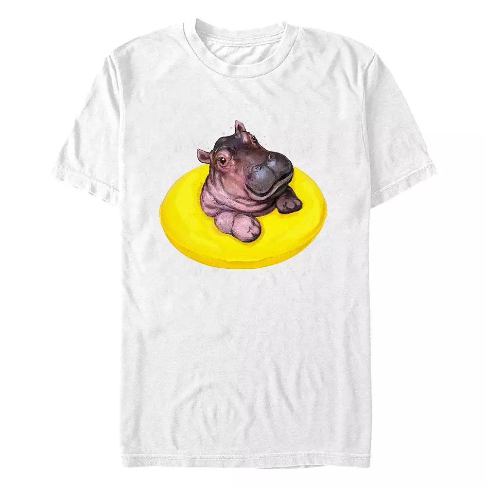 Big & Tall Chilled Tubing Hippo Graphic Tee, Men's,  Product Image