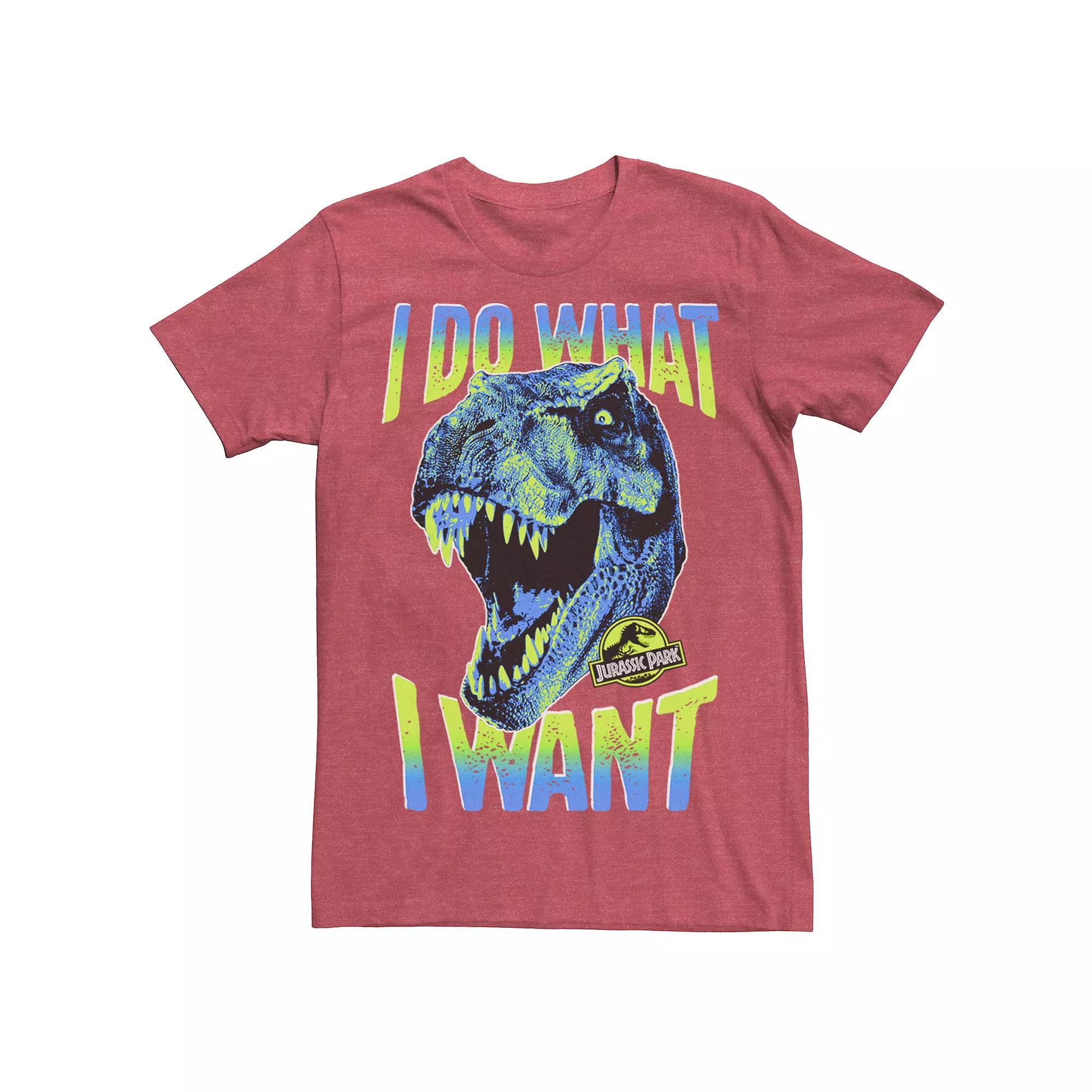 Men's Jurassic Park T-Rex I Do What I Want Tee, Size: XXL, Black Product Image