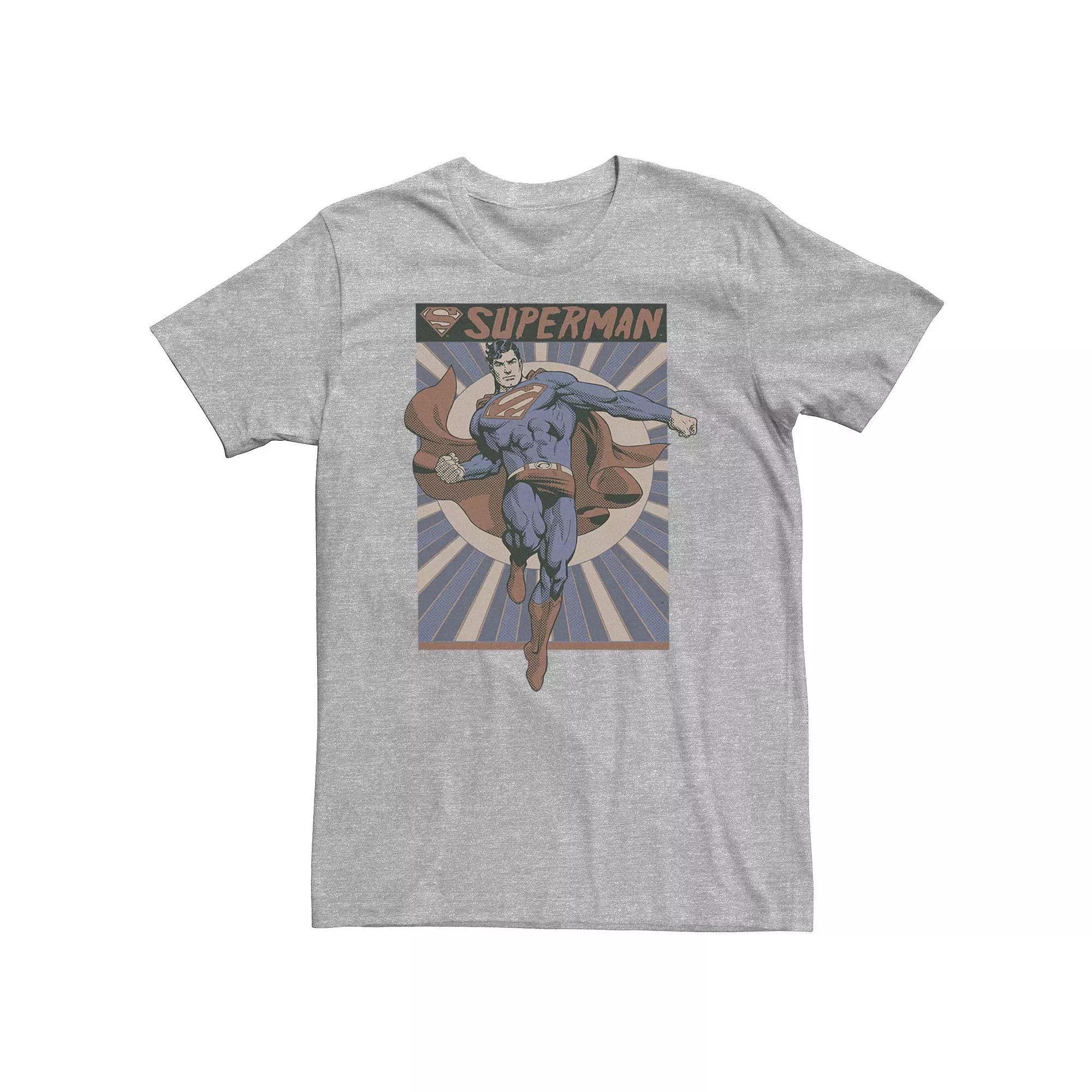 Big & Tall DC Comics Superman Posed Pop Art Poster Tee, Men's,  Product Image