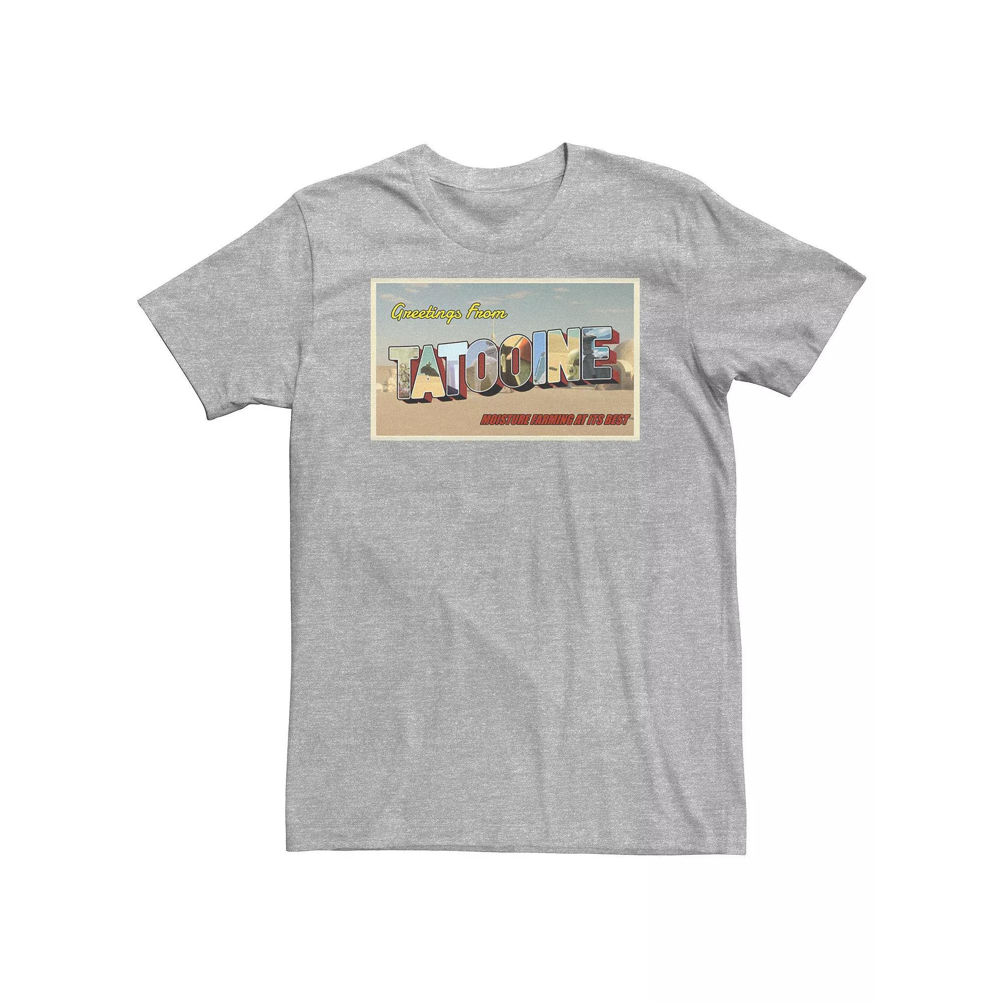 Big & Tall Star Wars Tatooine Post Card Tee, Men's,  Product Image