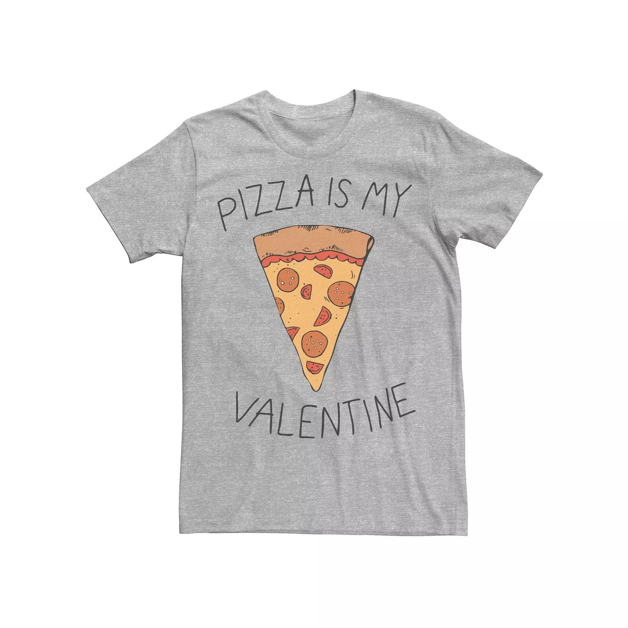 Men's Valentine's Day Pizza Is My Valentine Tee,  Product Image