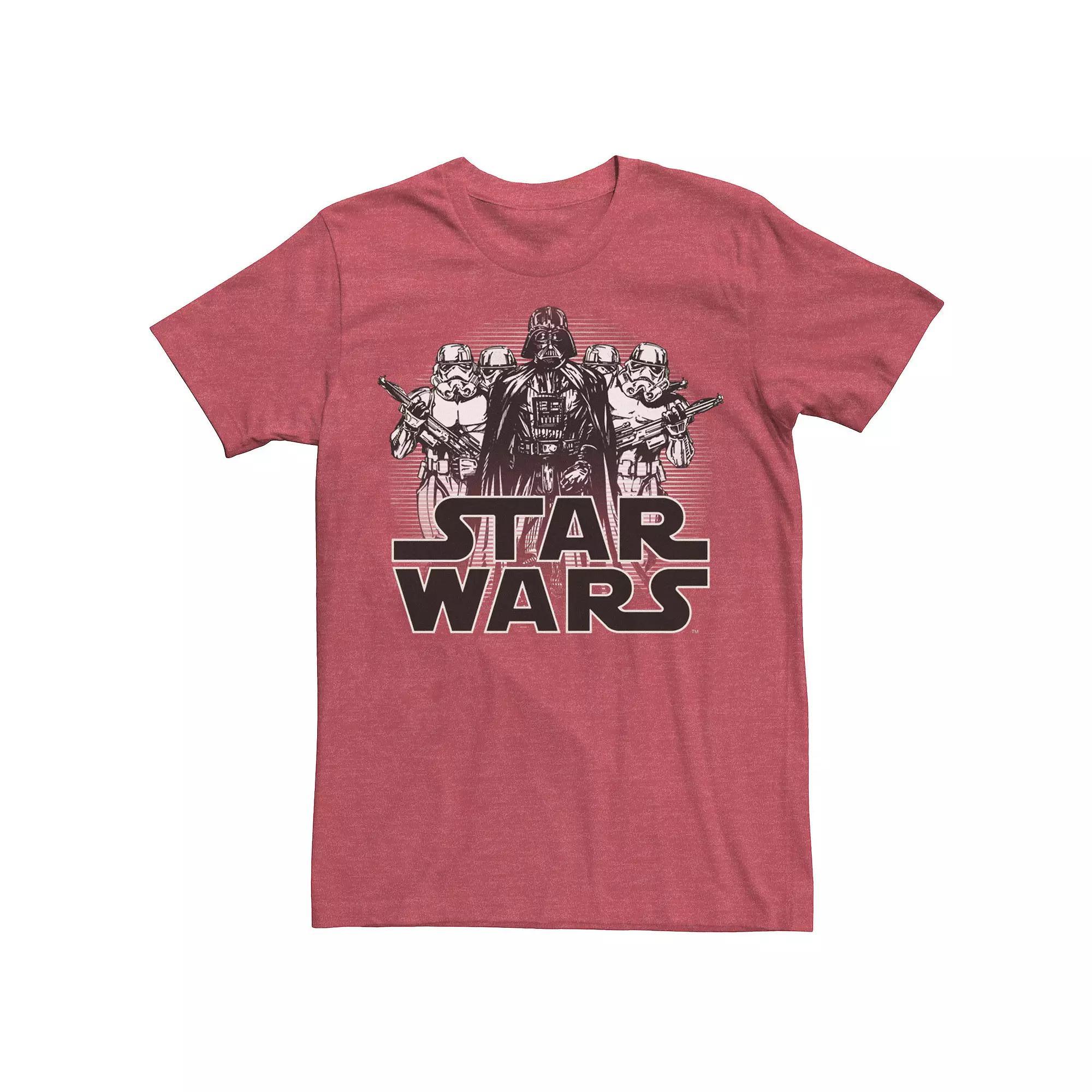 Men's Star Wars Dark Group Tee, Size: Medium, Navy Grey Product Image