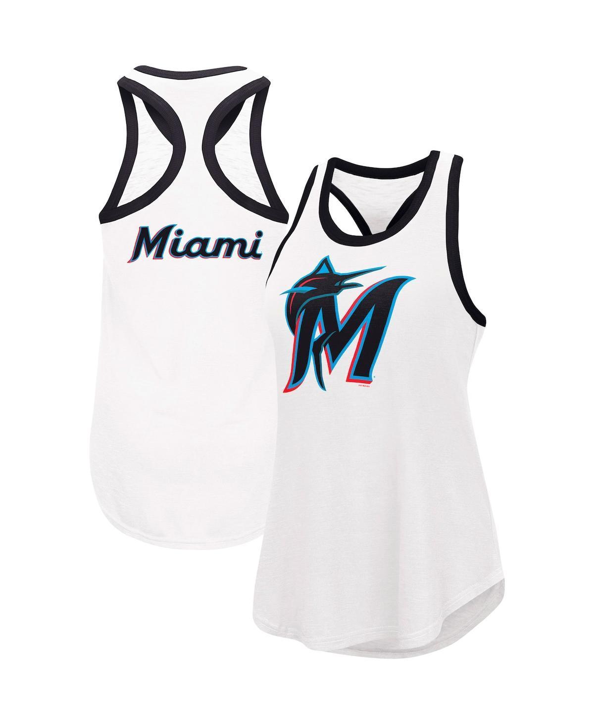 Womens G-III 4Her by Carl Banks Miami Marlins Tater Tank Top Product Image