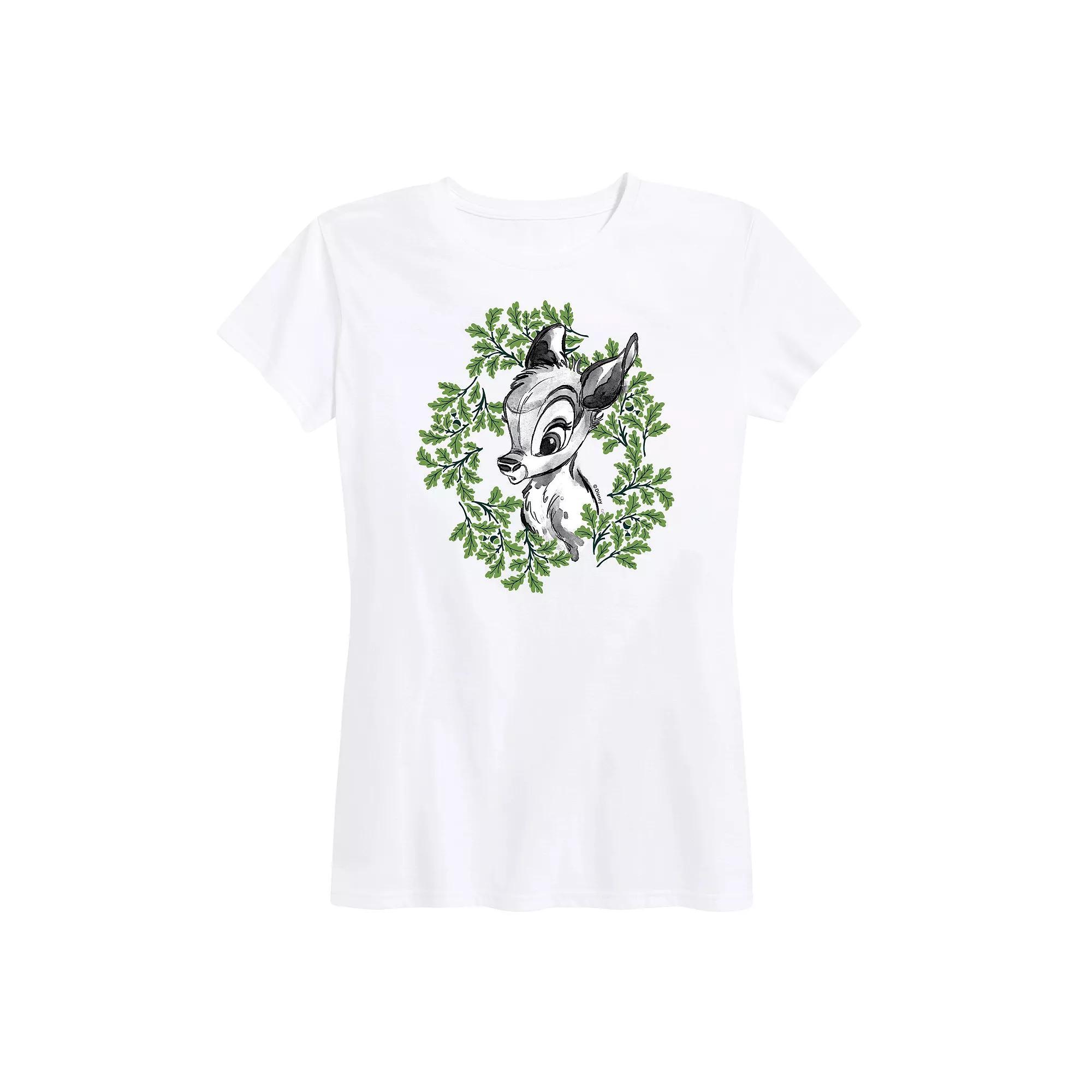 Disney's Bambi Women's Wreath Graphic Tee,  Product Image