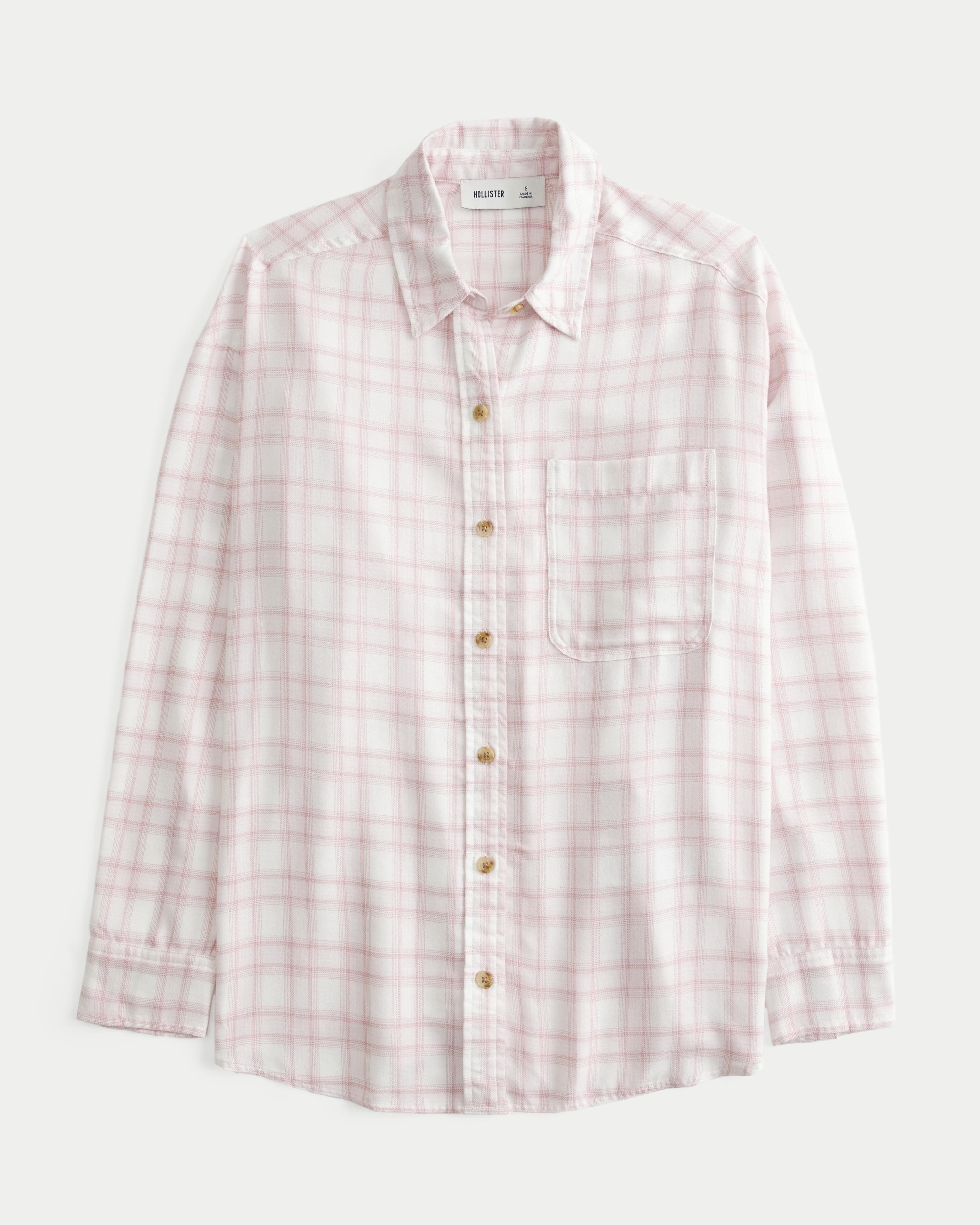 Oversized Flannel Shirt Product Image