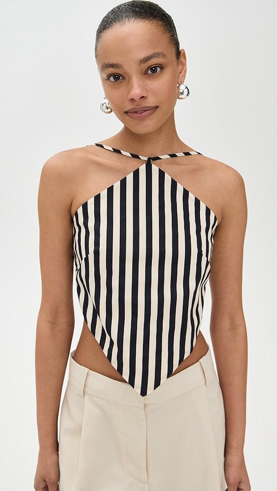 SIMONMILLER Kit Poplin Tie Top | Shopbop Product Image