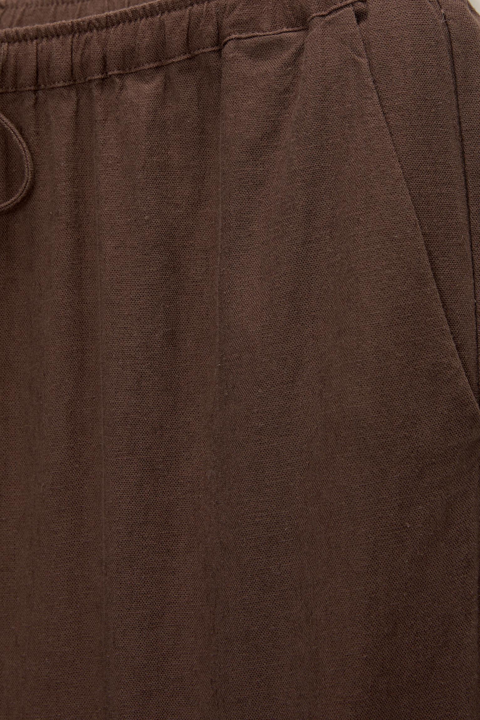 Linen blend sweatpants Product Image