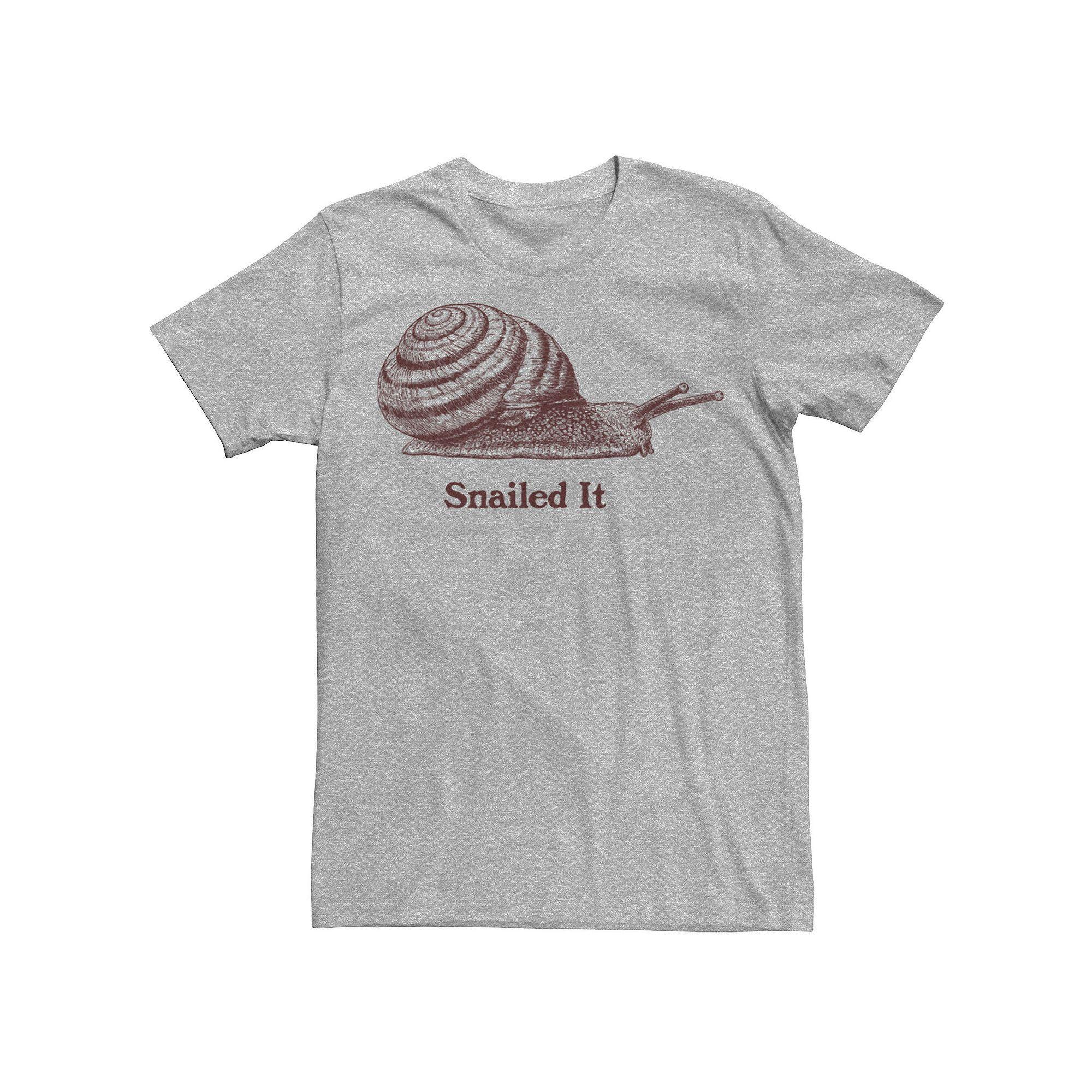 Mens Snailed It Tee Athletic Grey Product Image