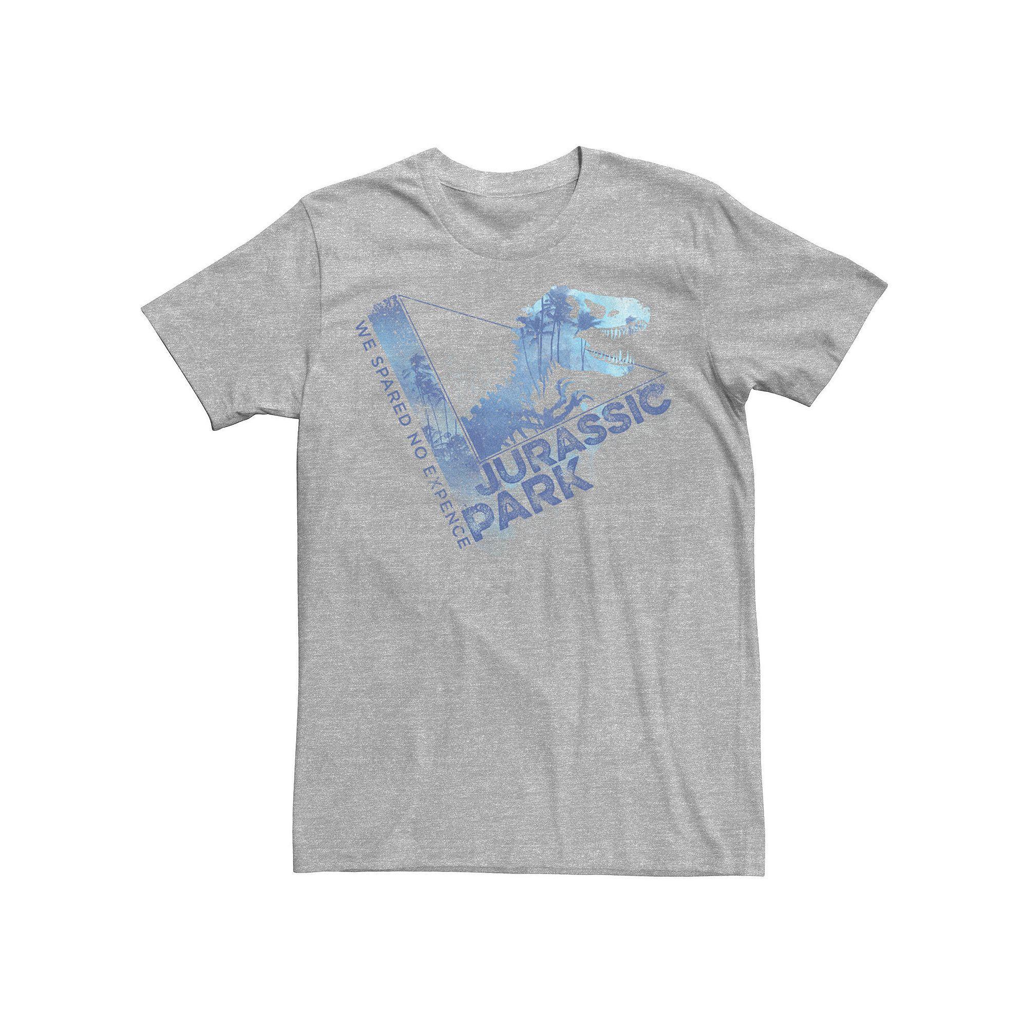 Men's Jurassic Park We Spared No Expense Blue Mist Tee,  Product Image